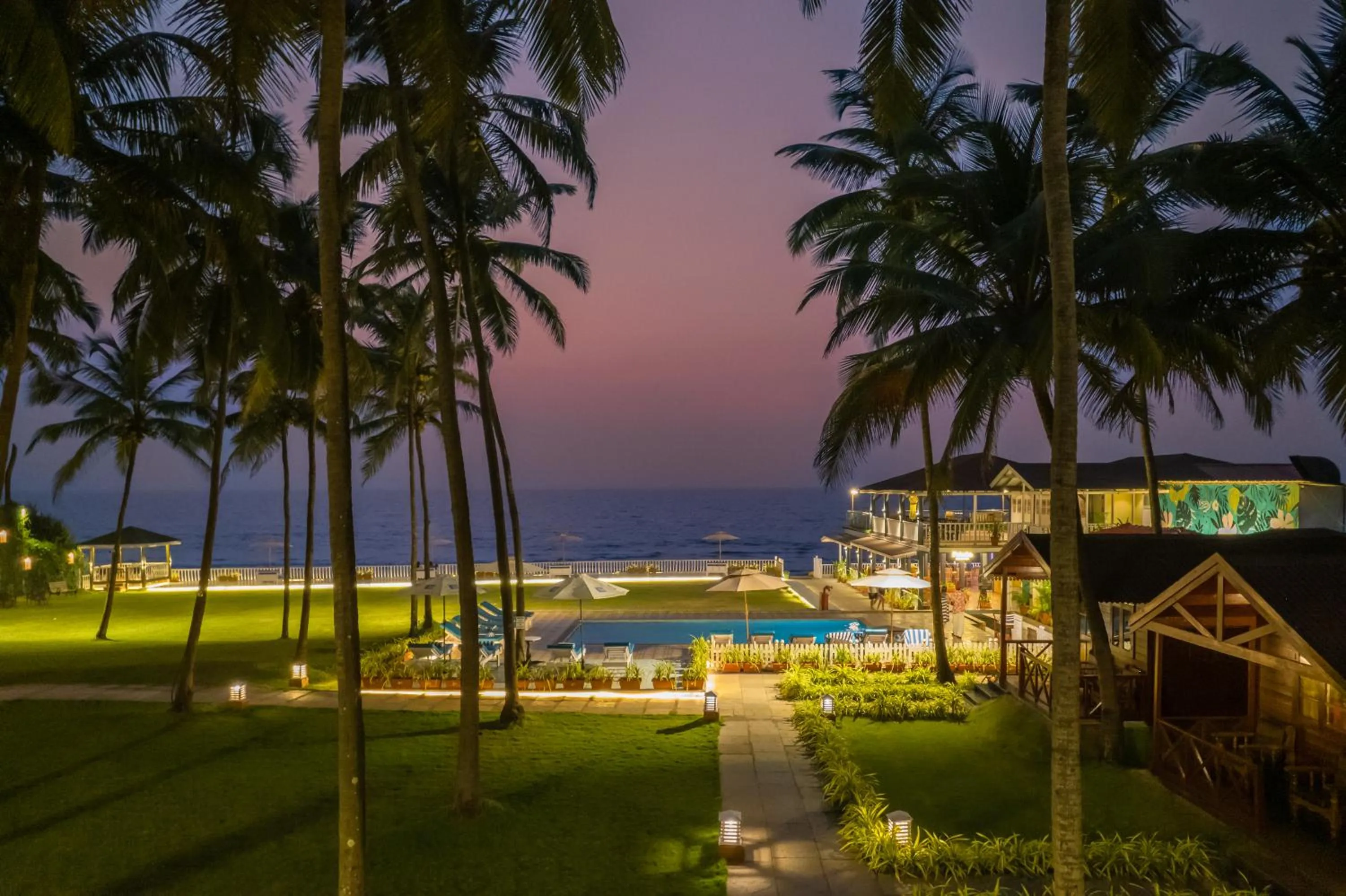 Sea view in La Cabana Beach & Spa, By Ashvem Beach