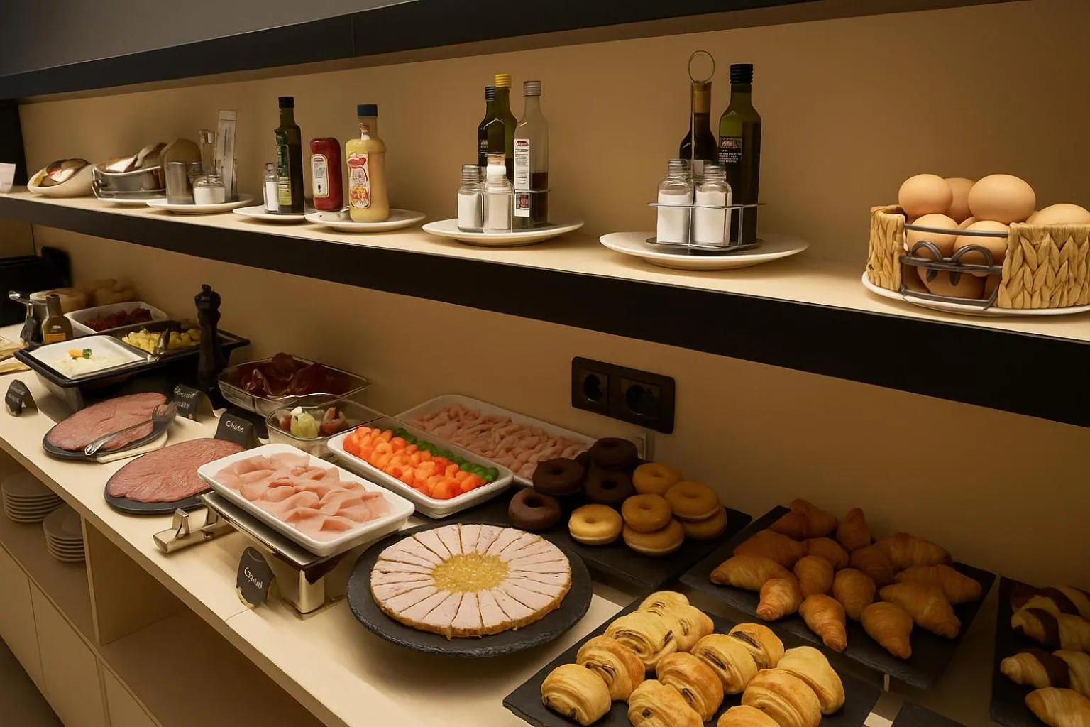 Breakfast in Petit Palace Trencadís