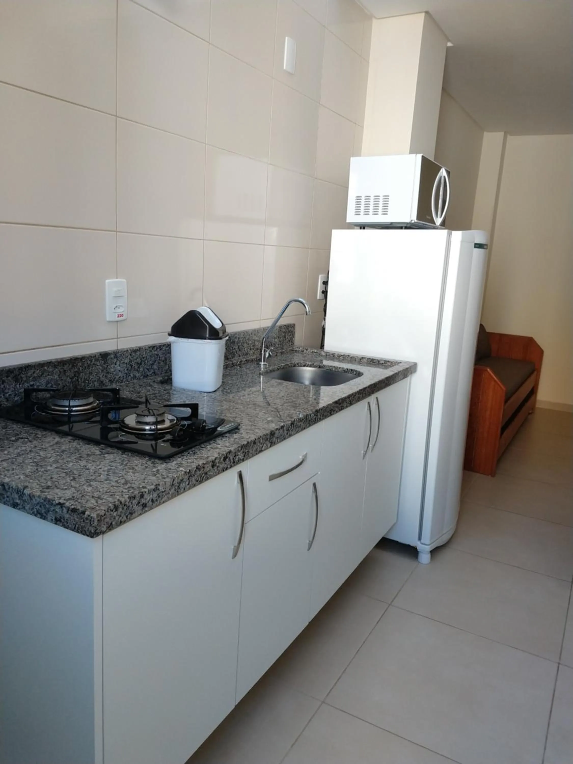 Kitchen or kitchenette in Pousada Bella Bombinhas - Pé na areia