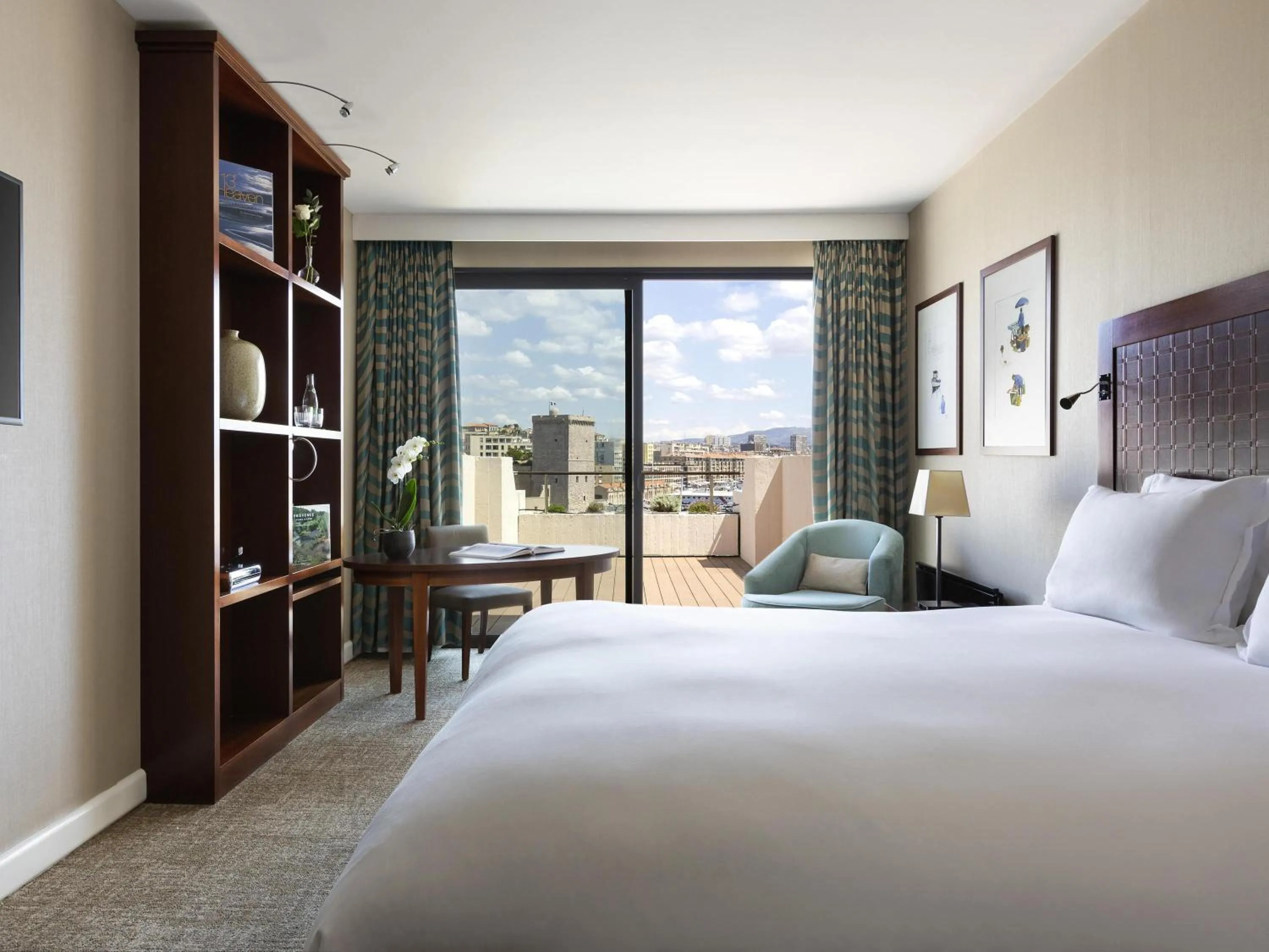 Bedroom, Bed in Sofitel Marseille Vieux-Port