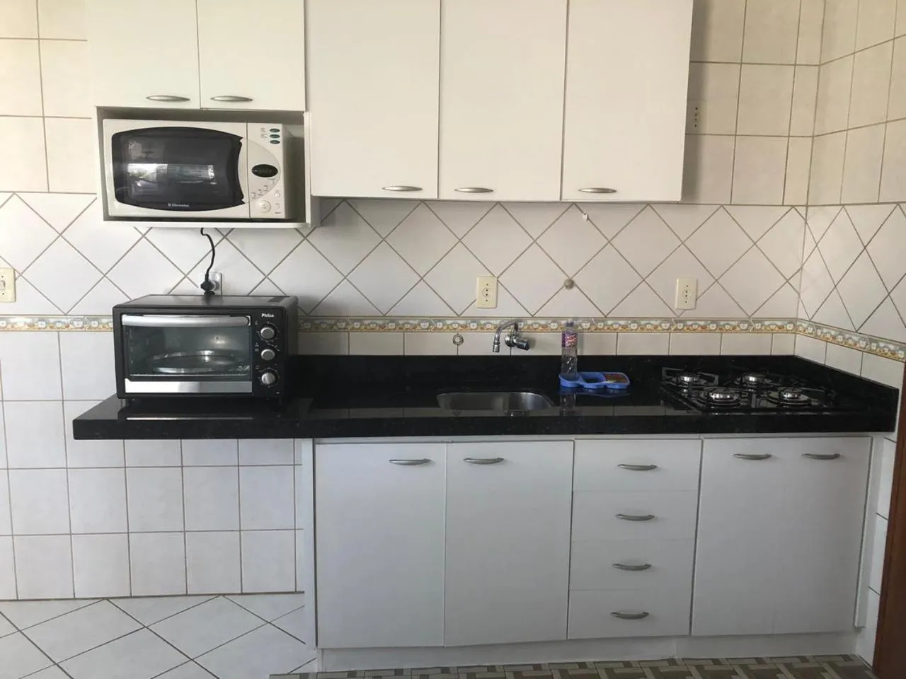 Communal kitchen in Kasato Maru Residence