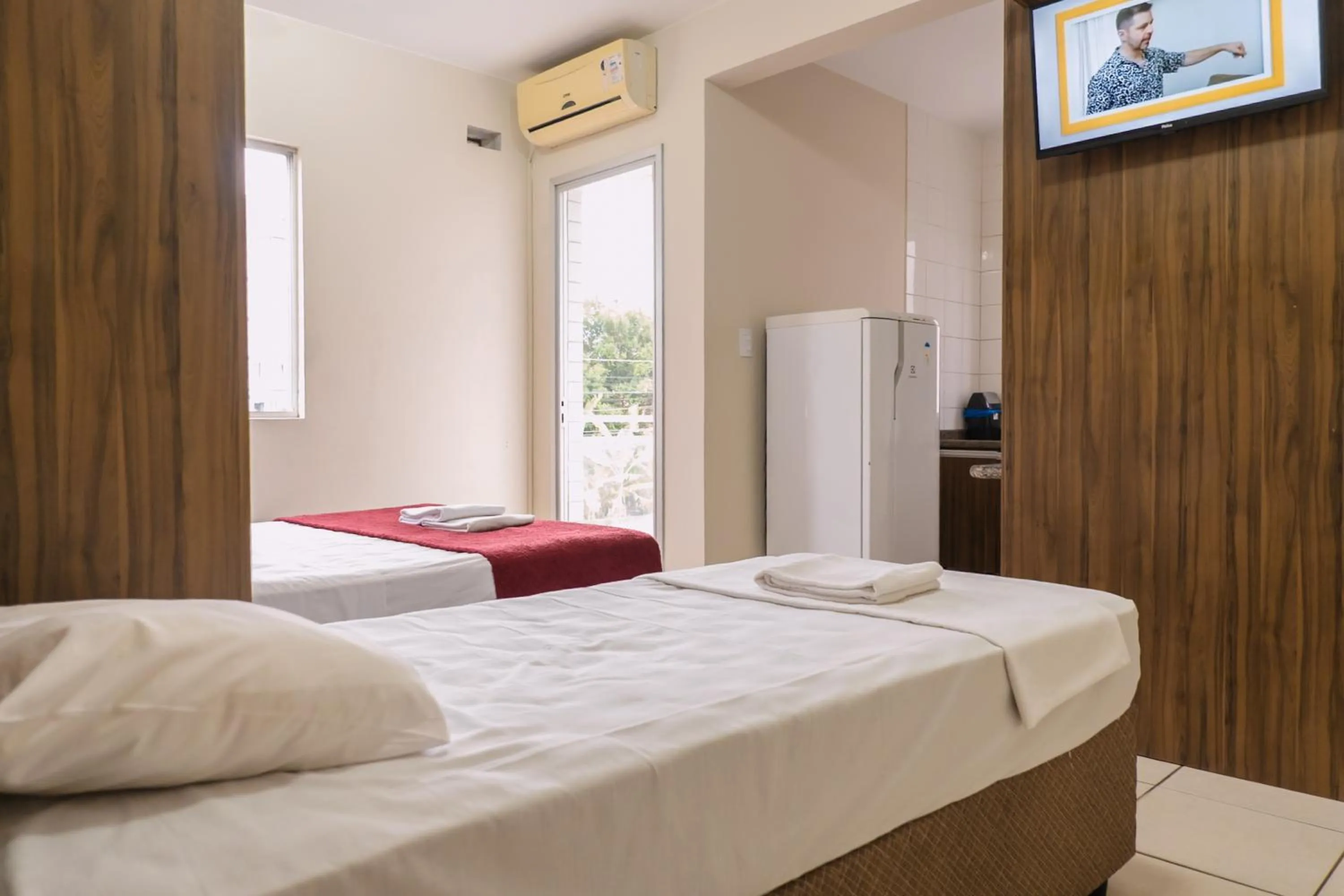 Bed in HANNA Amsterdam Hotel & Eventos