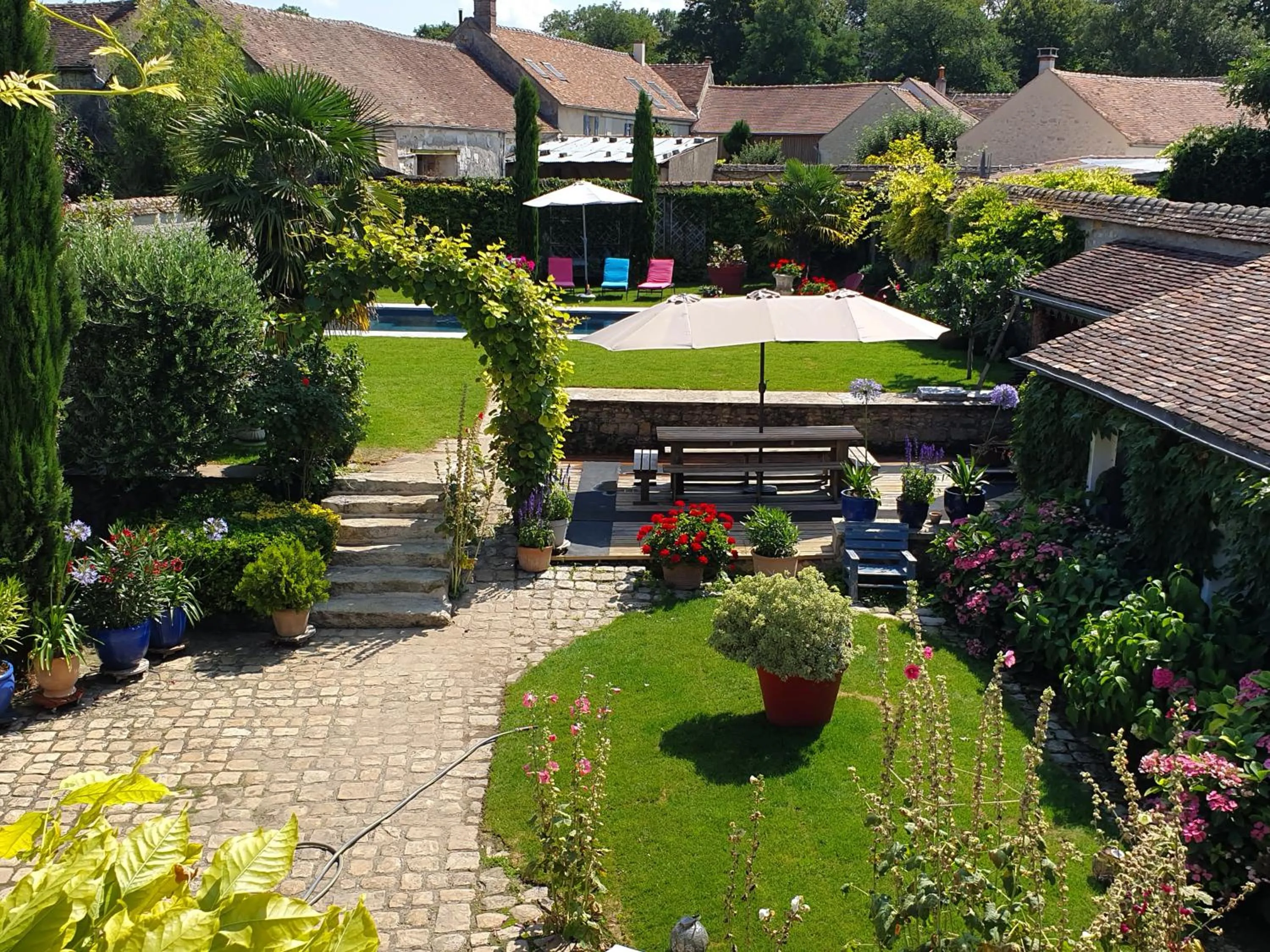Swimming pool in Les Glycines