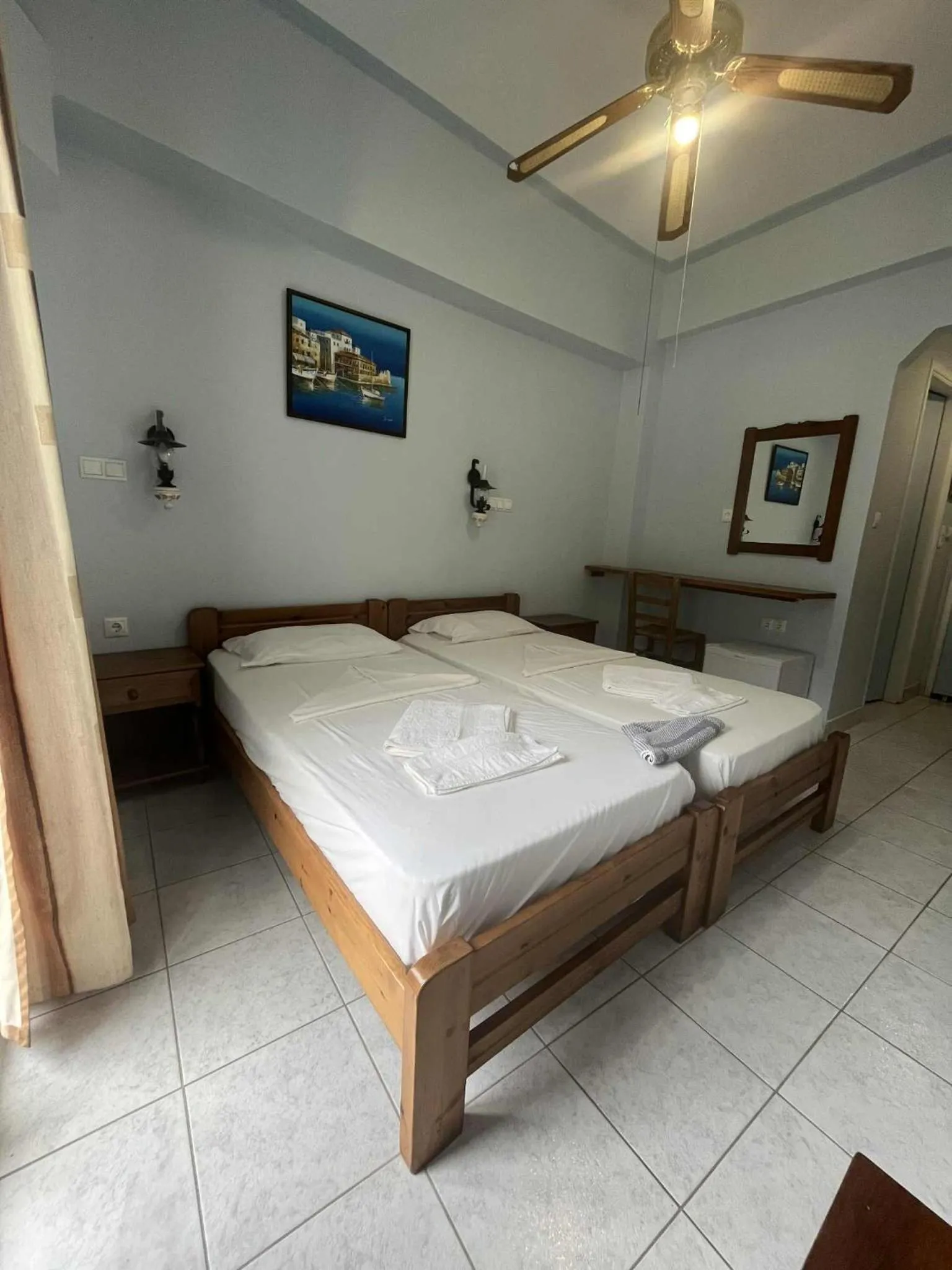 Bed in Hotel Asteria