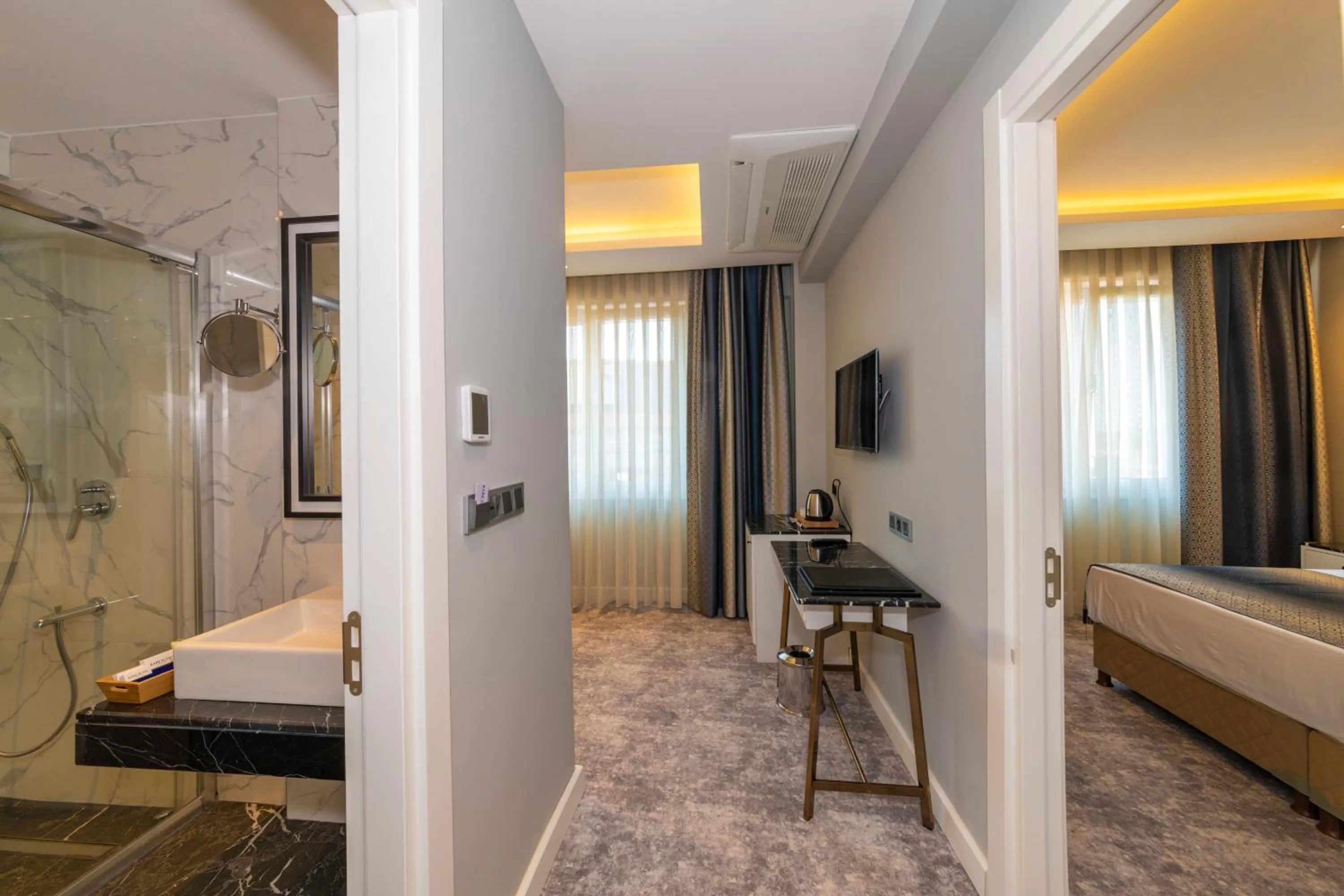 Living room, Bed in Kare Hotel Sultanahmet