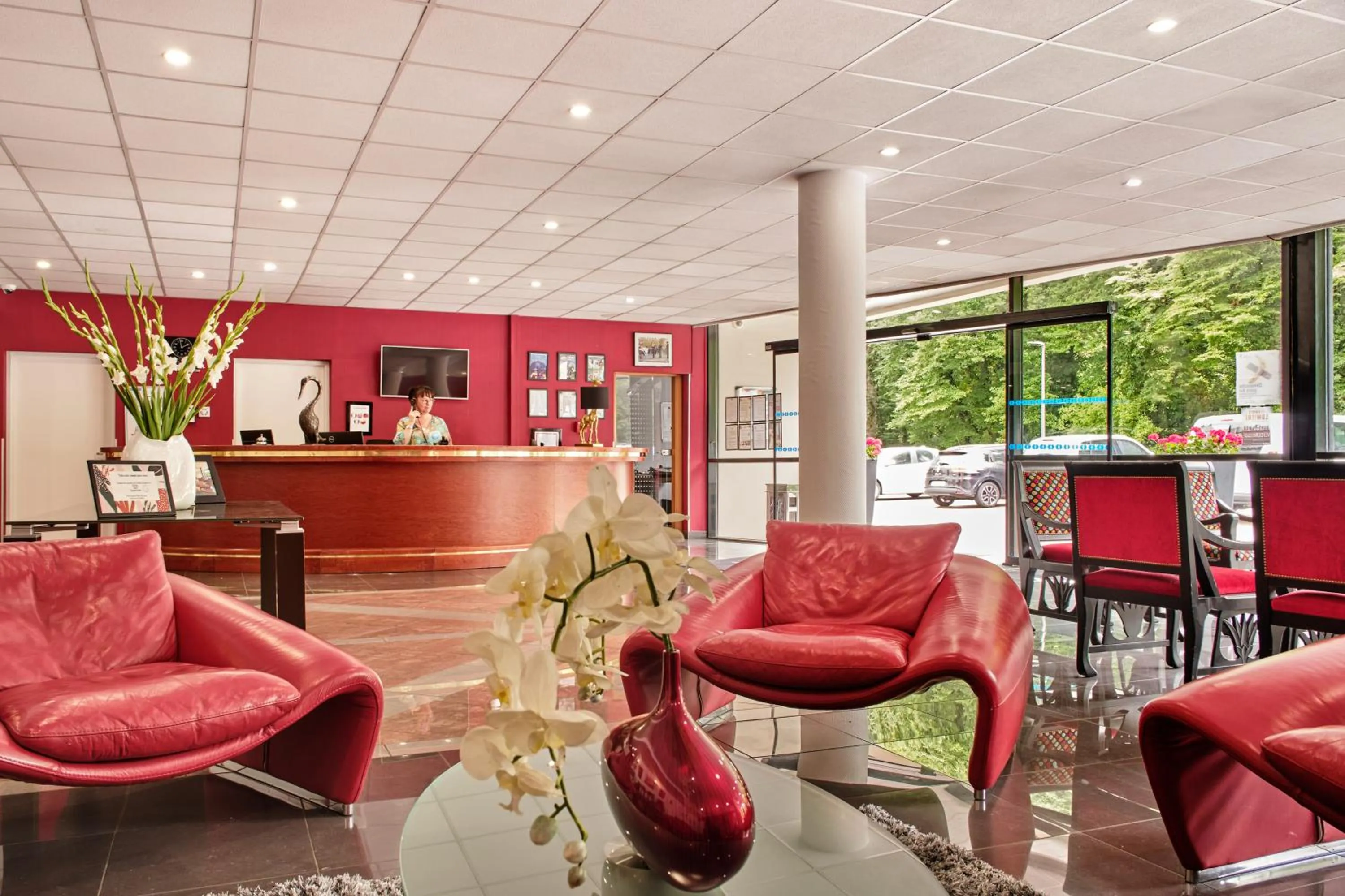 Lobby or reception in Hôtel Marso