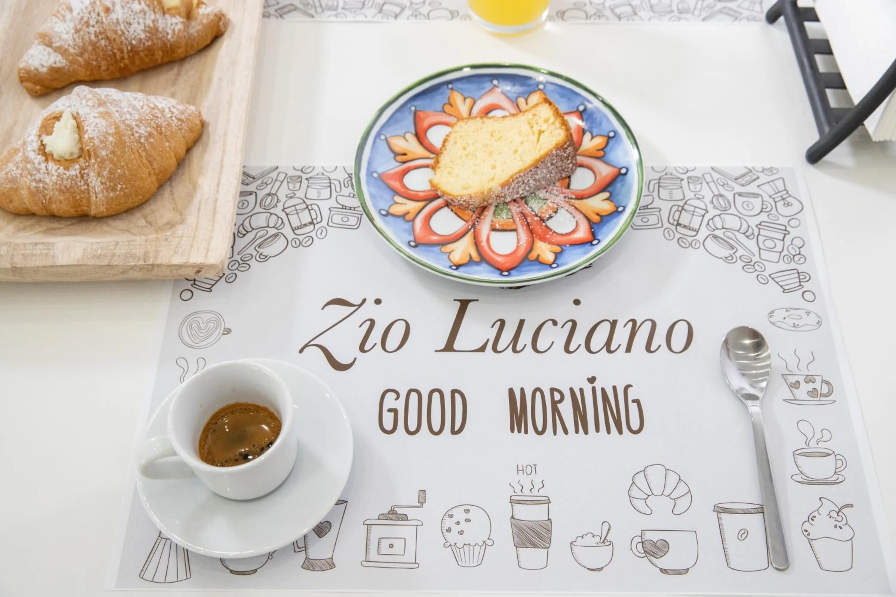 Breakfast in b&b Zio Luciano