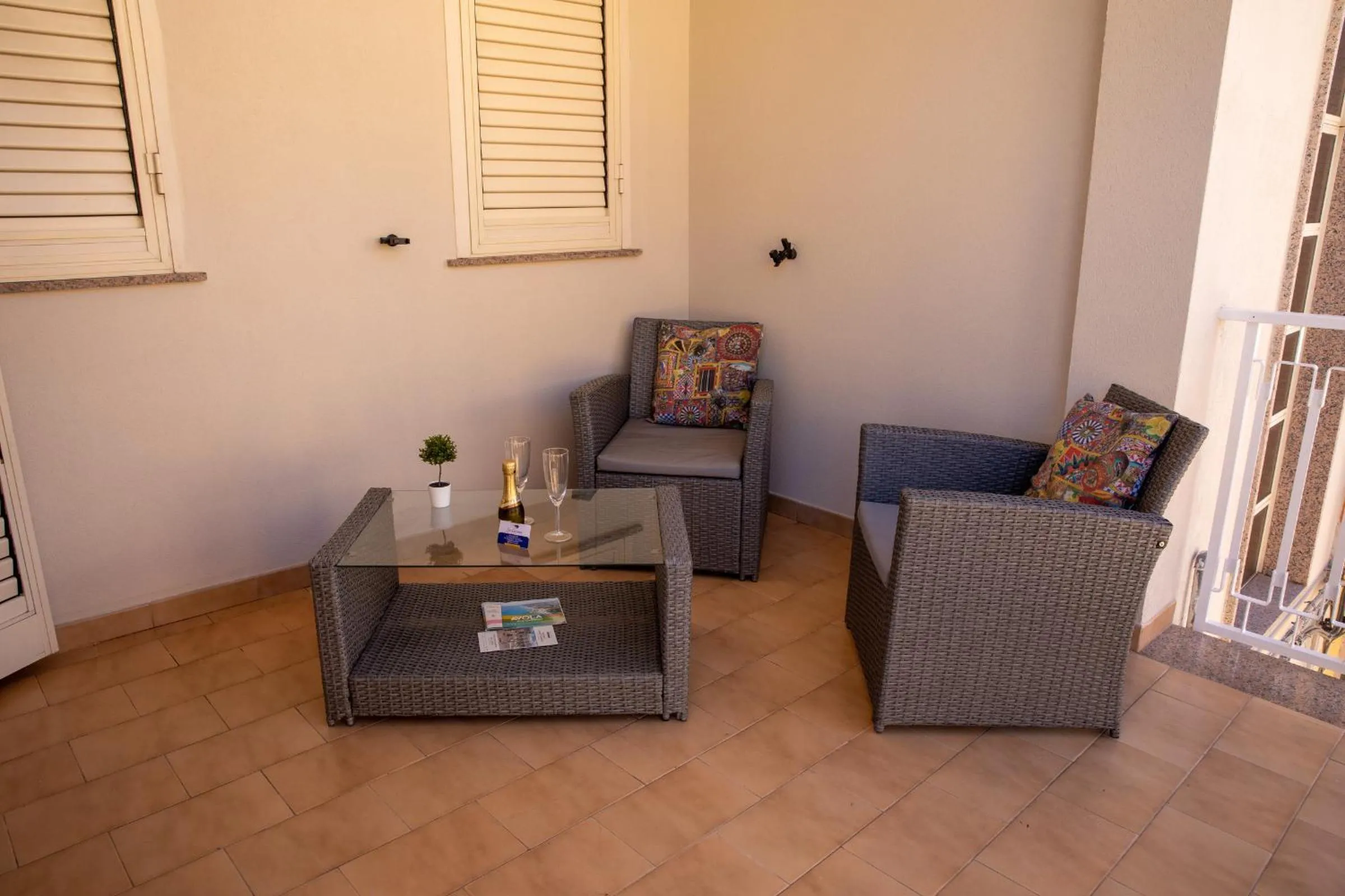 Balcony/Terrace in b&b Zio Luciano