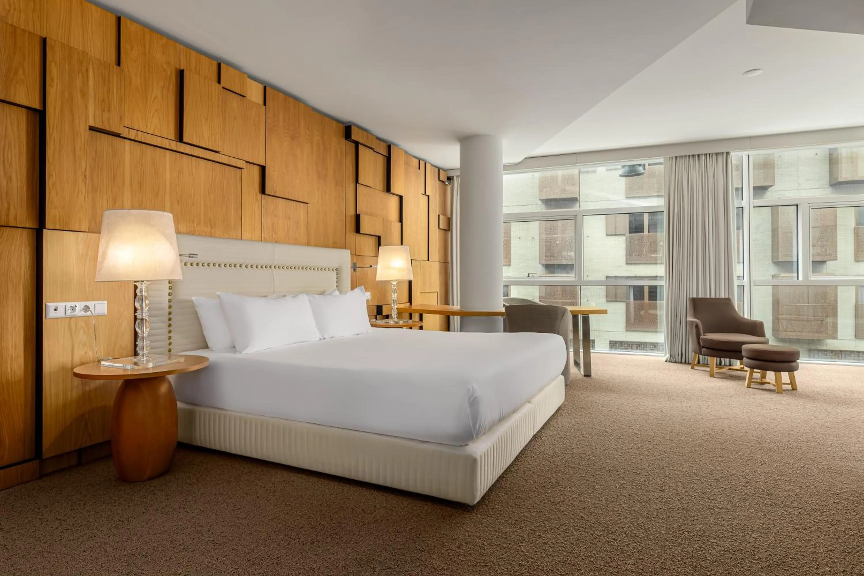 Bed in Room Mate Aitana, Amsterdam