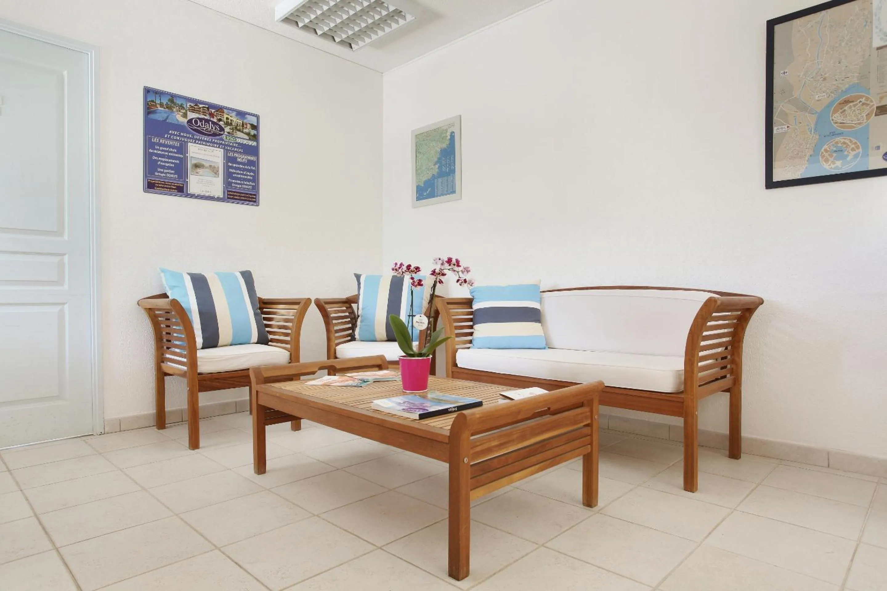 Lobby or reception in Résidence Odalys Domaine des Eucalyptus