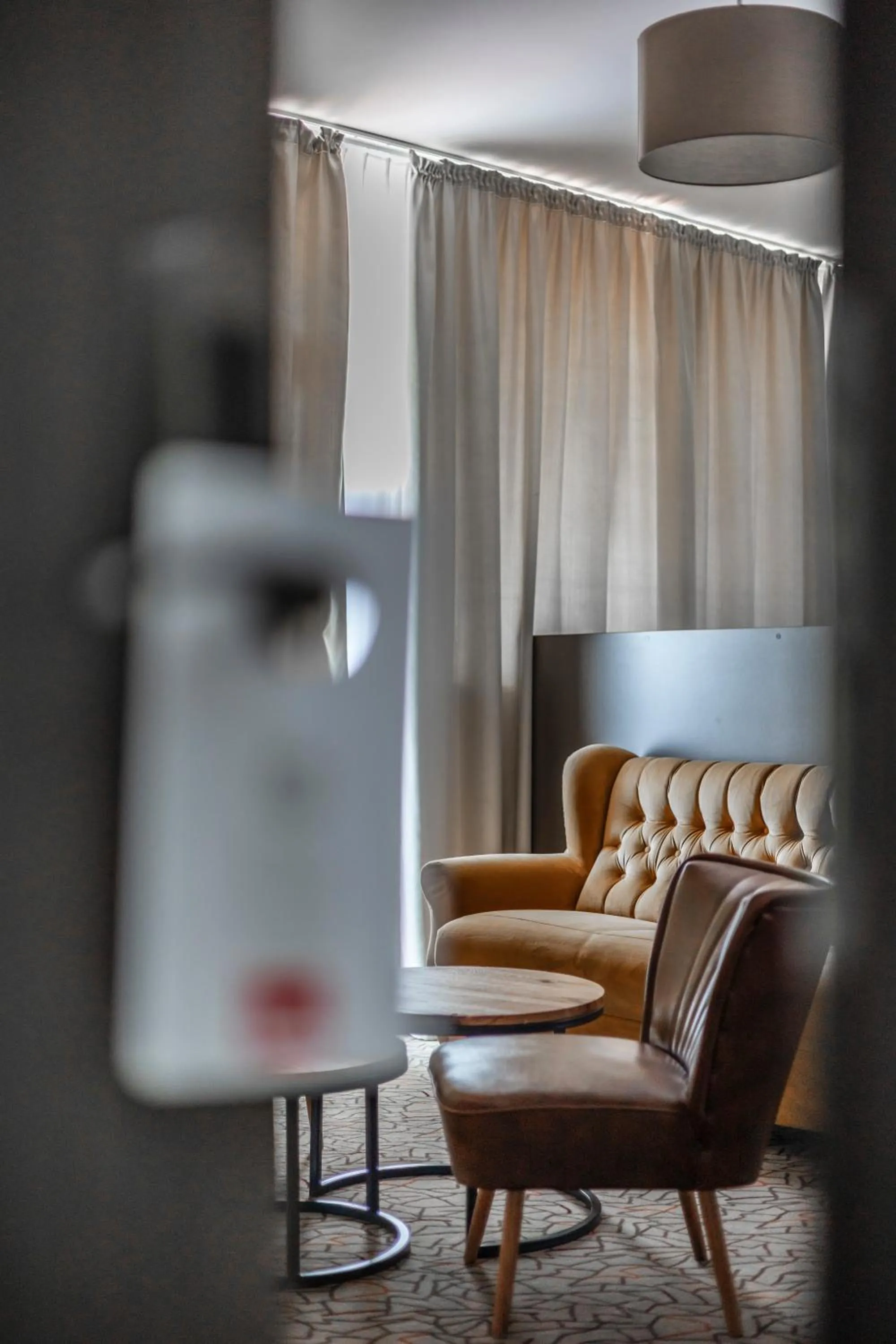 Seating area in Charm Boutique Hotel