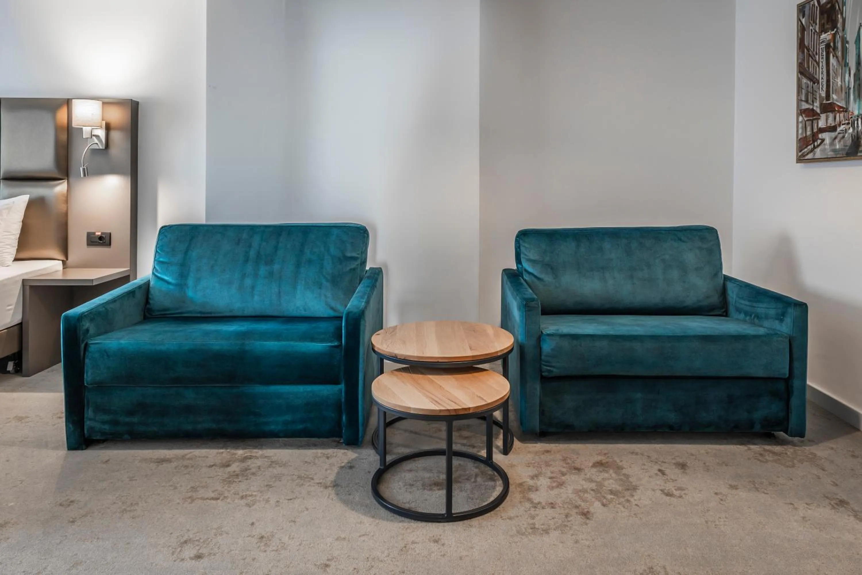 Seating area in Charm Boutique Hotel
