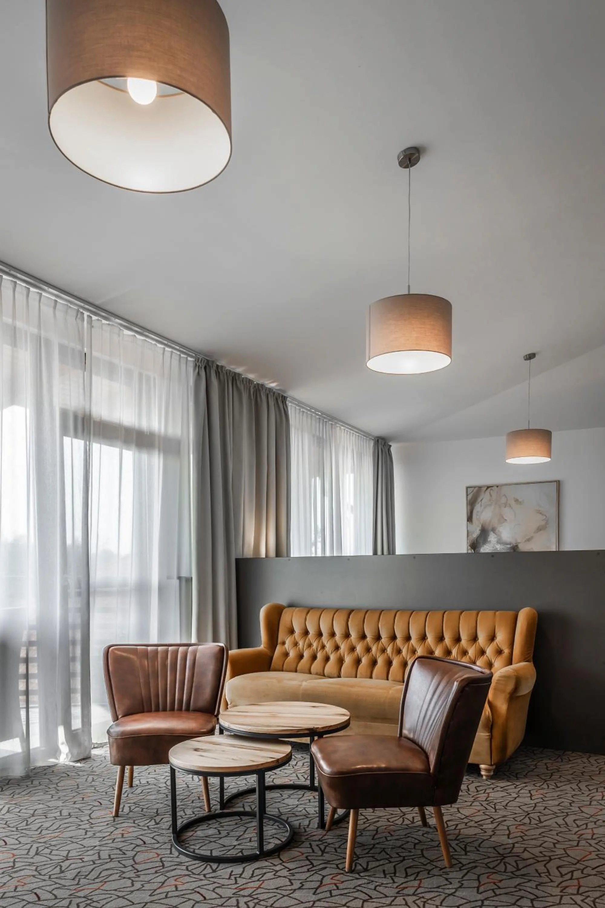 Seating area in Charm Boutique Hotel