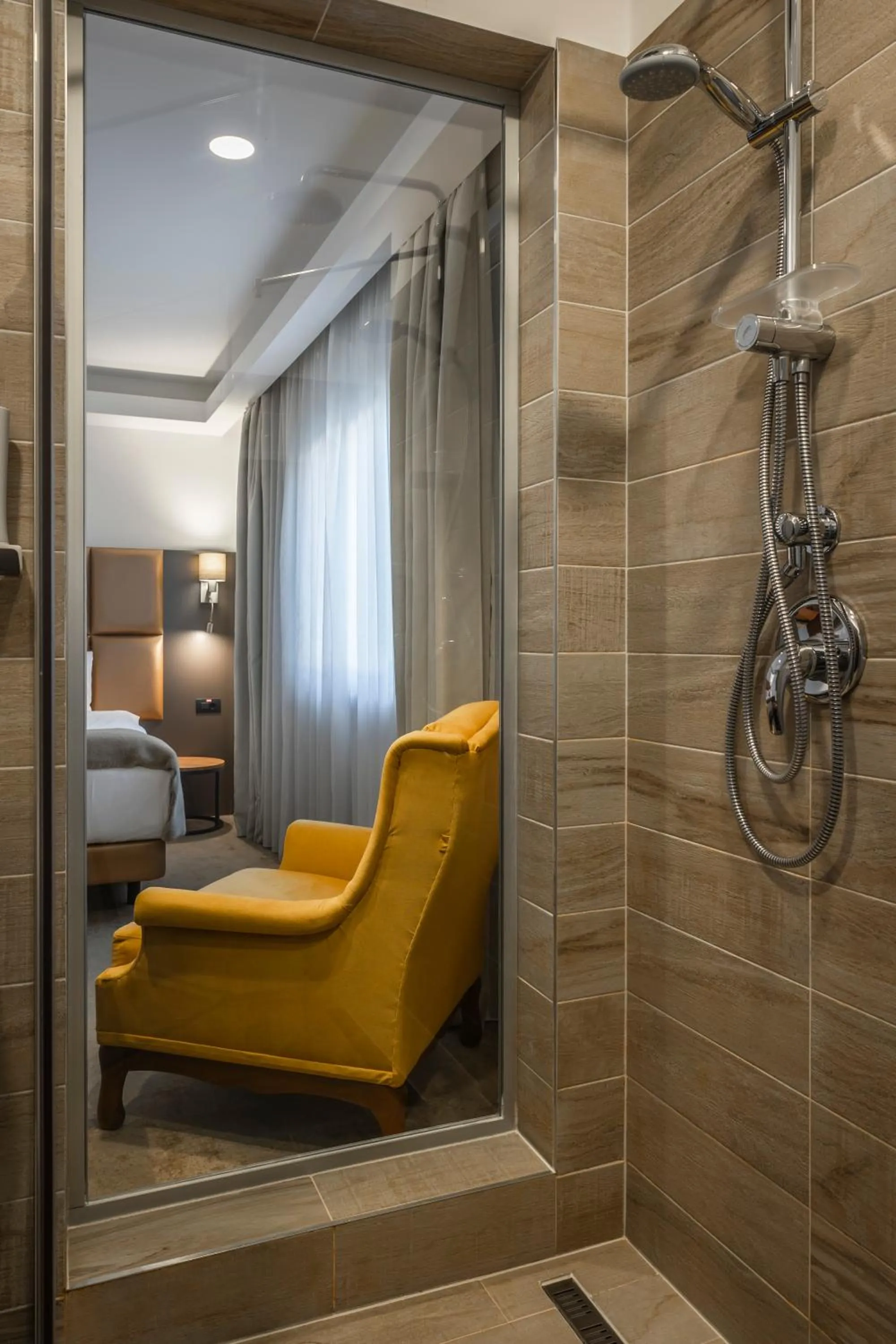 Shower in Charm Boutique Hotel