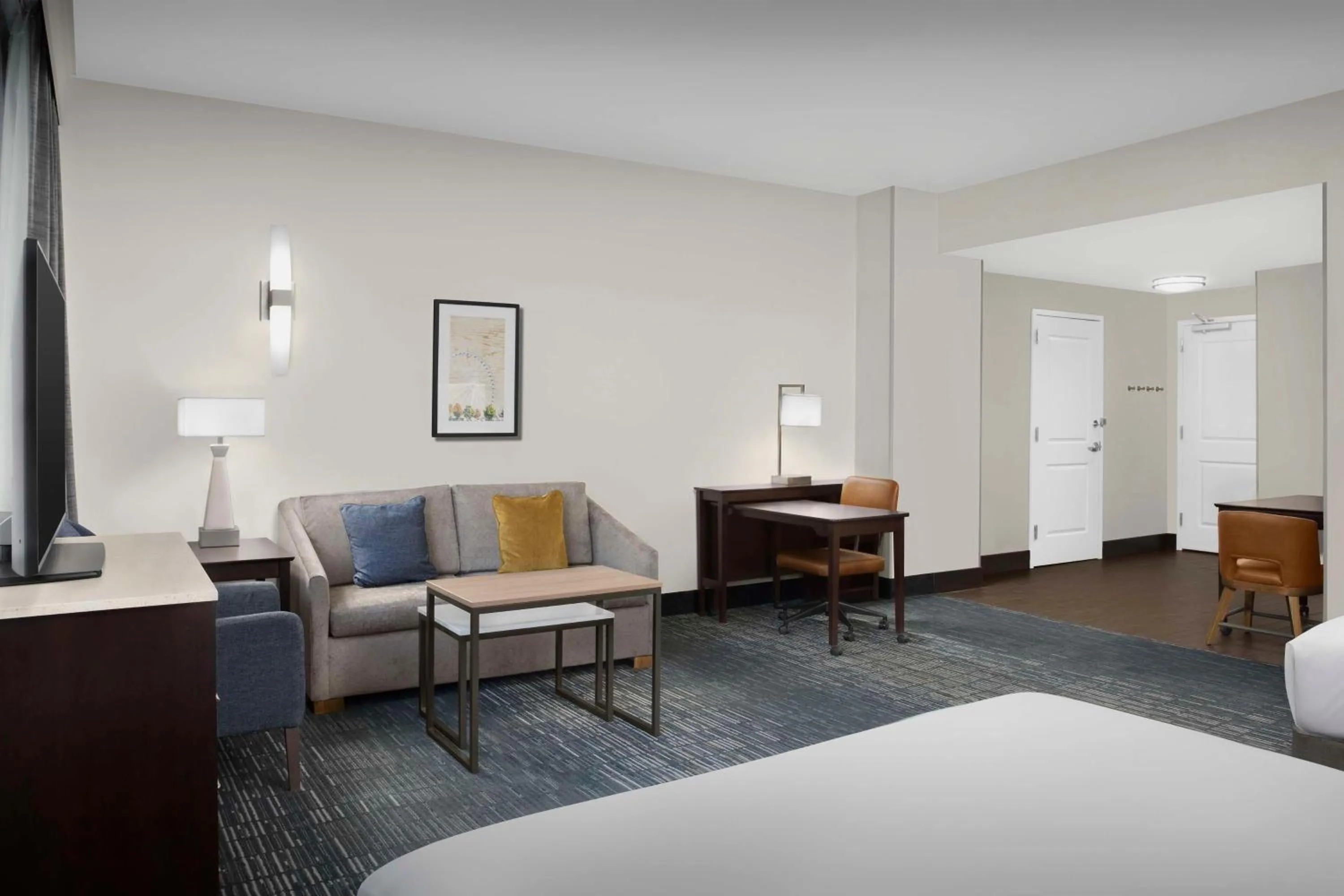 Bedroom, Bed in Homewood Suites Dallas Downtown