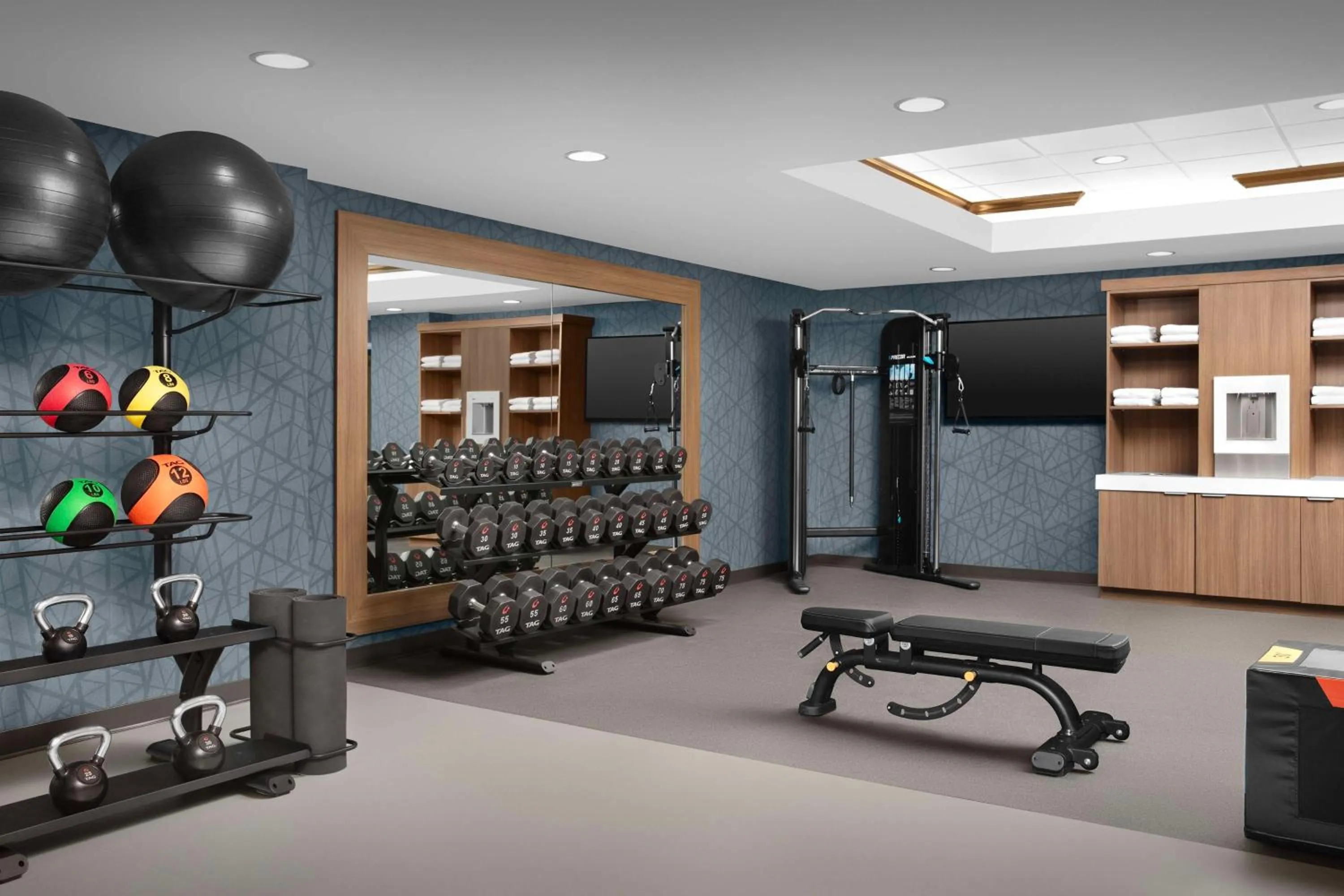 Fitness centre/facilities in Homewood Suites Dallas Downtown
