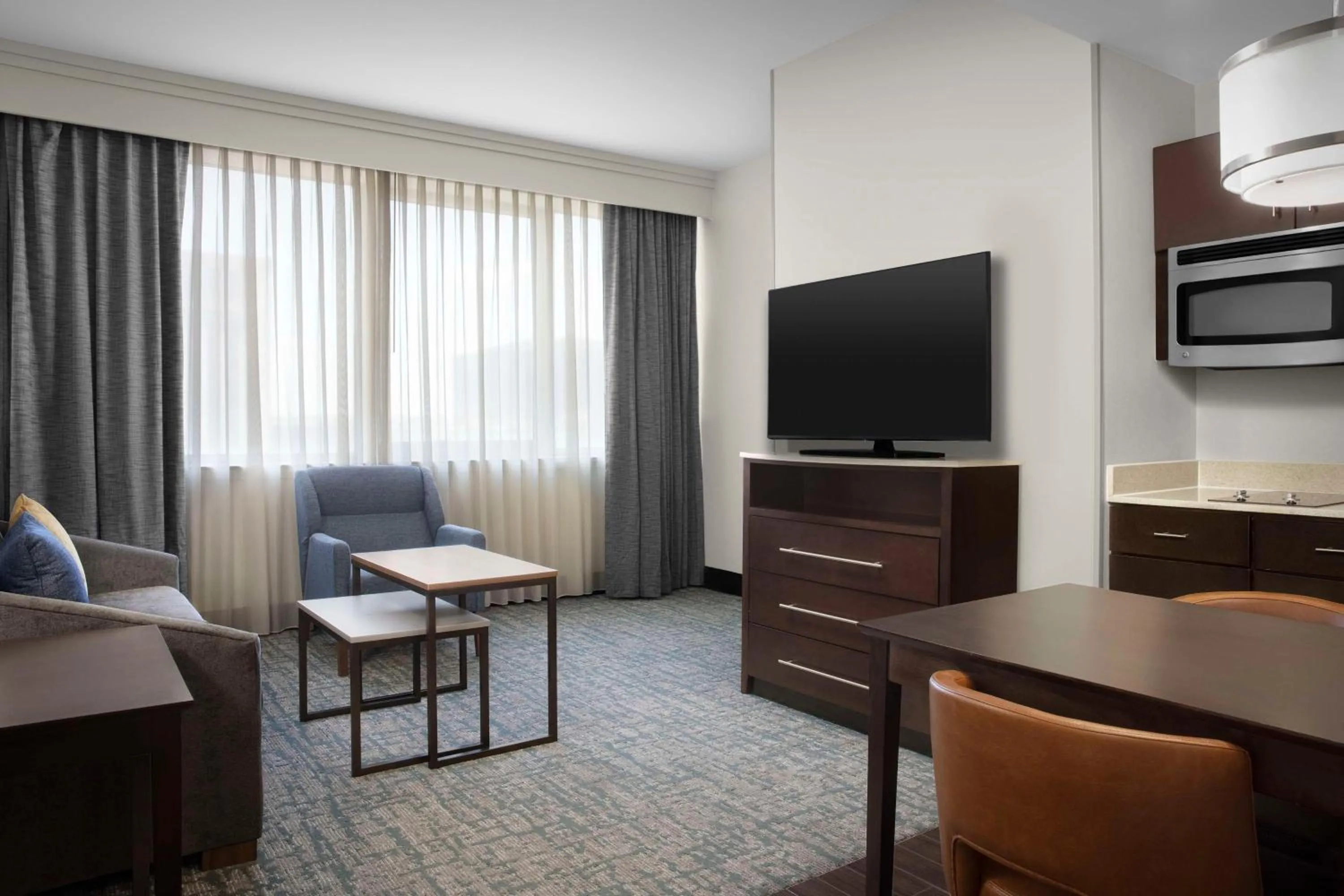 Living room in Homewood Suites Dallas Downtown