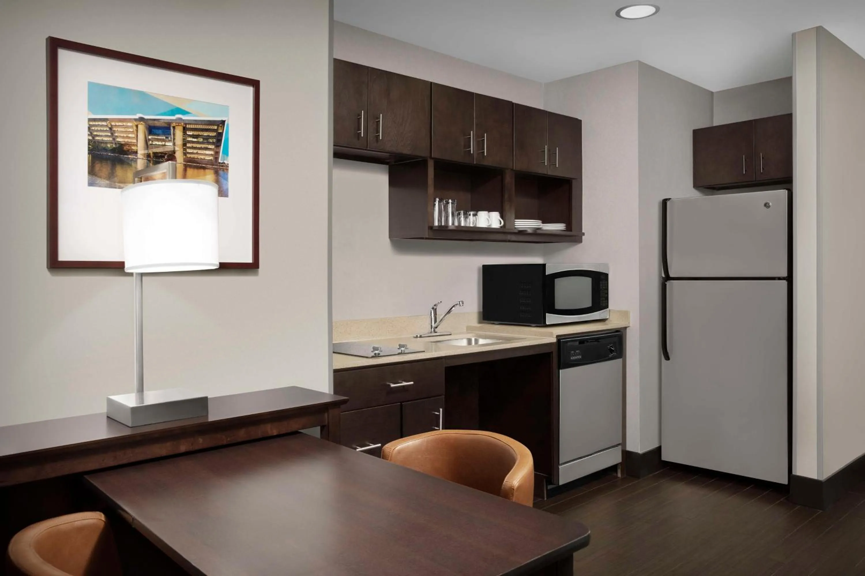 Kitchen or kitchenette in Homewood Suites Dallas Downtown