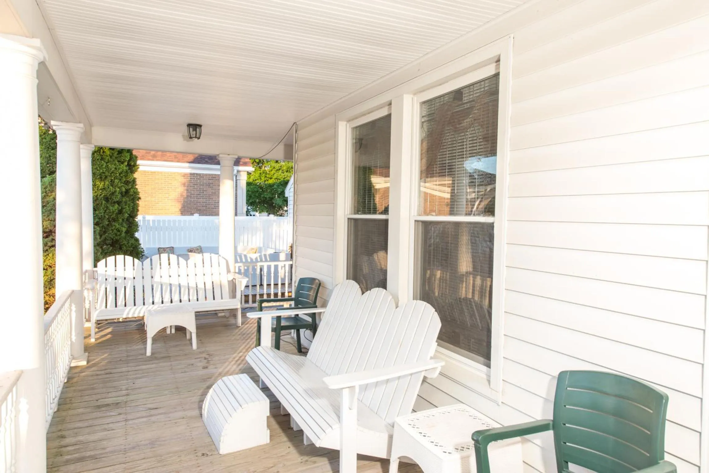 Patio in OurGuest Inn & Suites Downtown Port Clinton