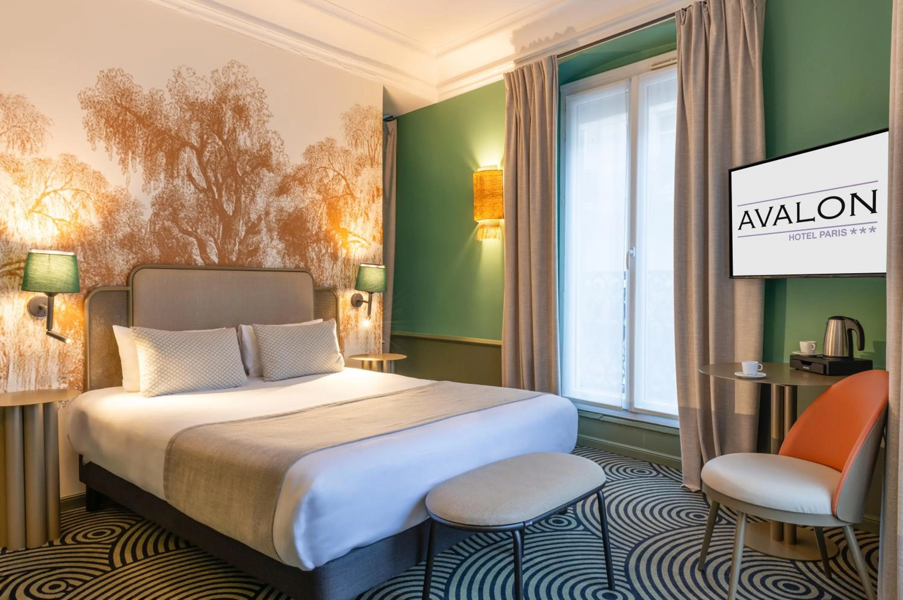 Bedroom, Bed in Hotel Avalon Paris