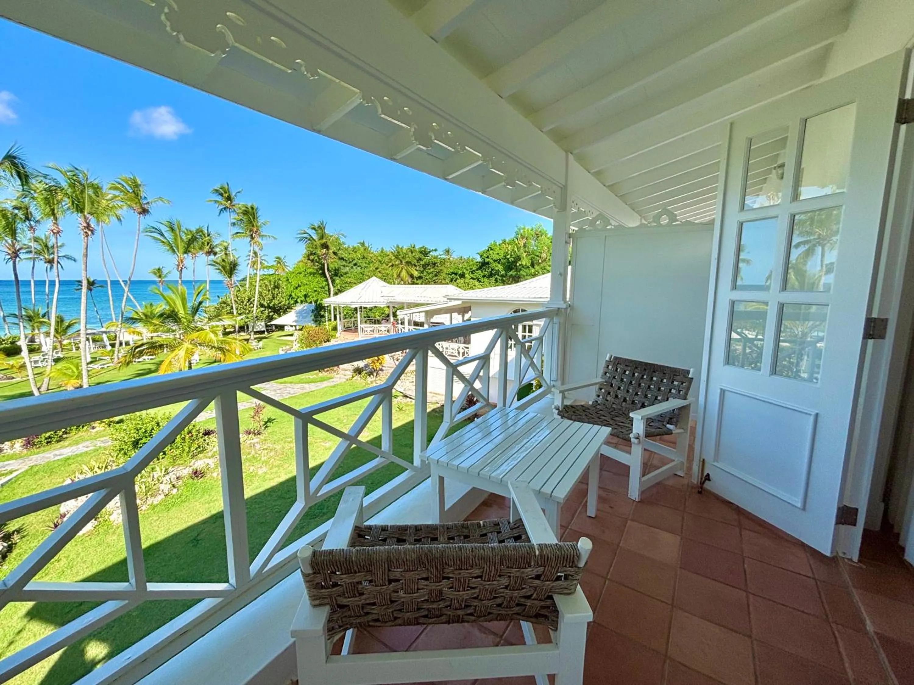 Balcony/Terrace in Hotel TODOBLANCO, Las Galeras, SAMANA