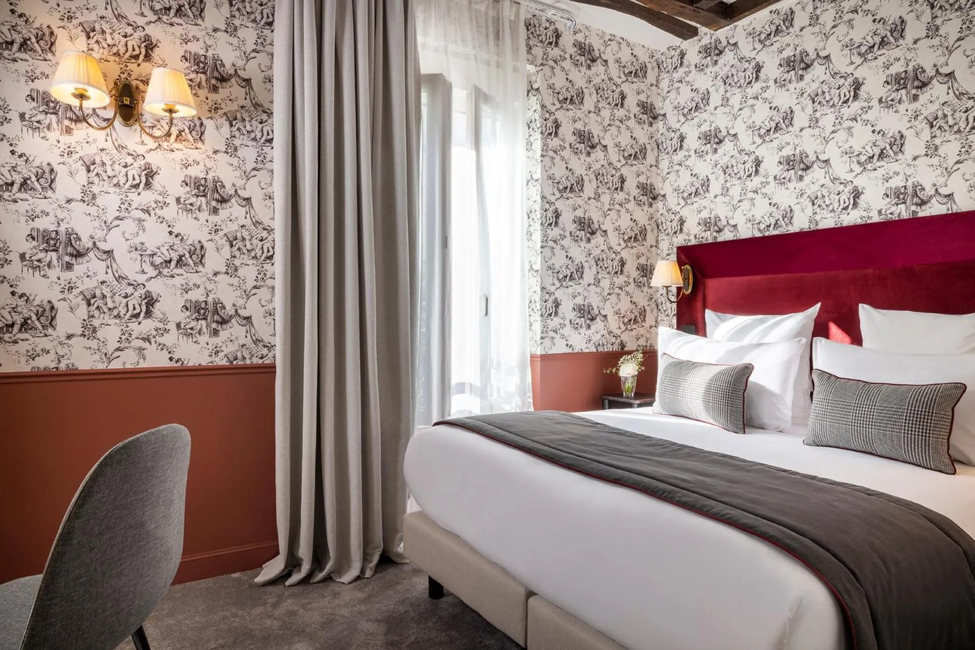 Bedroom, Bed in Hotel Louis II