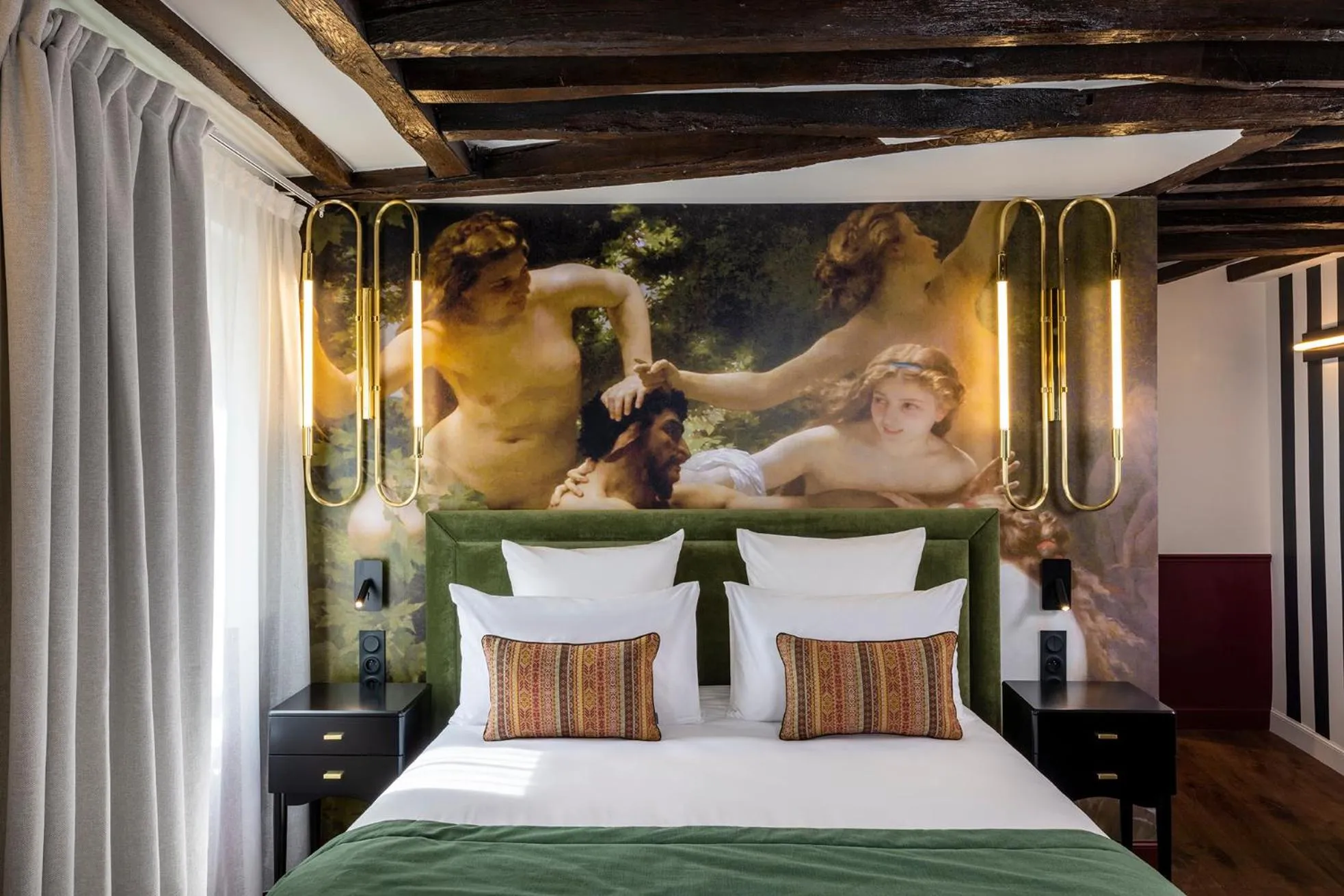 Bedroom, Bed in Hotel Louis II