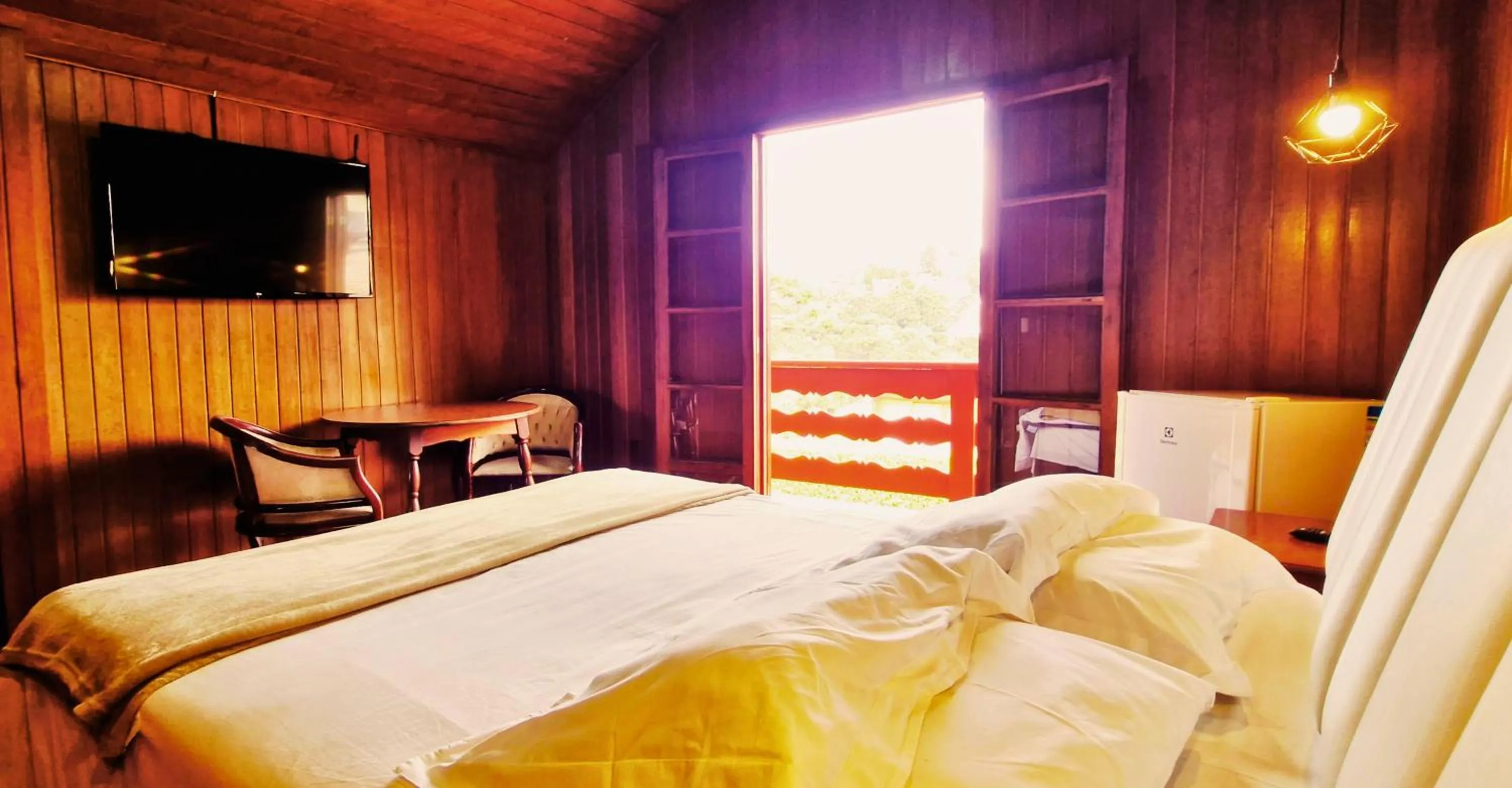 Bed in Pousada da Lua