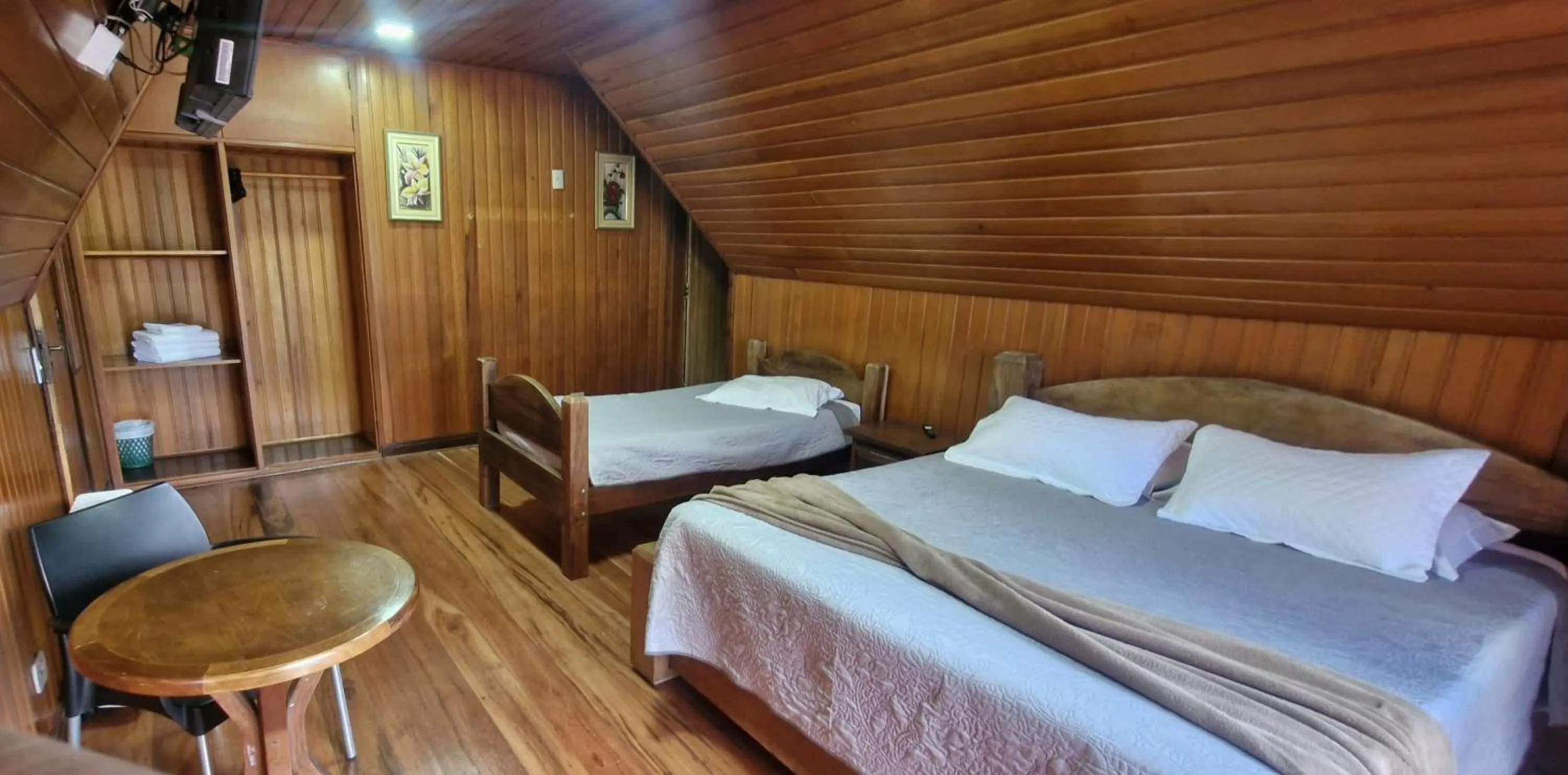 Bed in Pousada da Lua