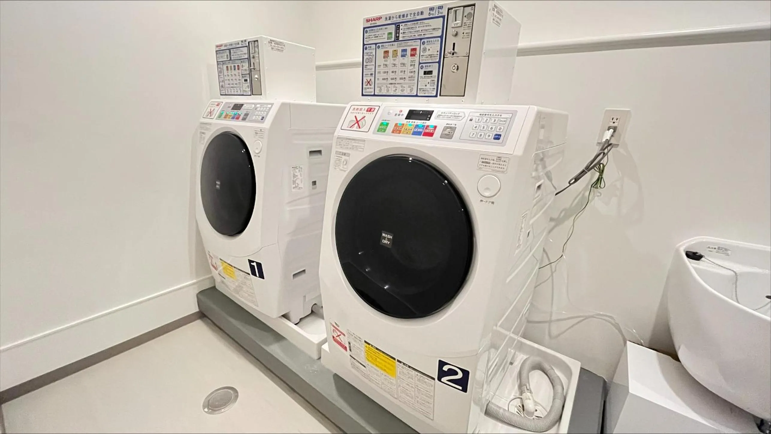washing machine in Naha Tokyu REI Hotel