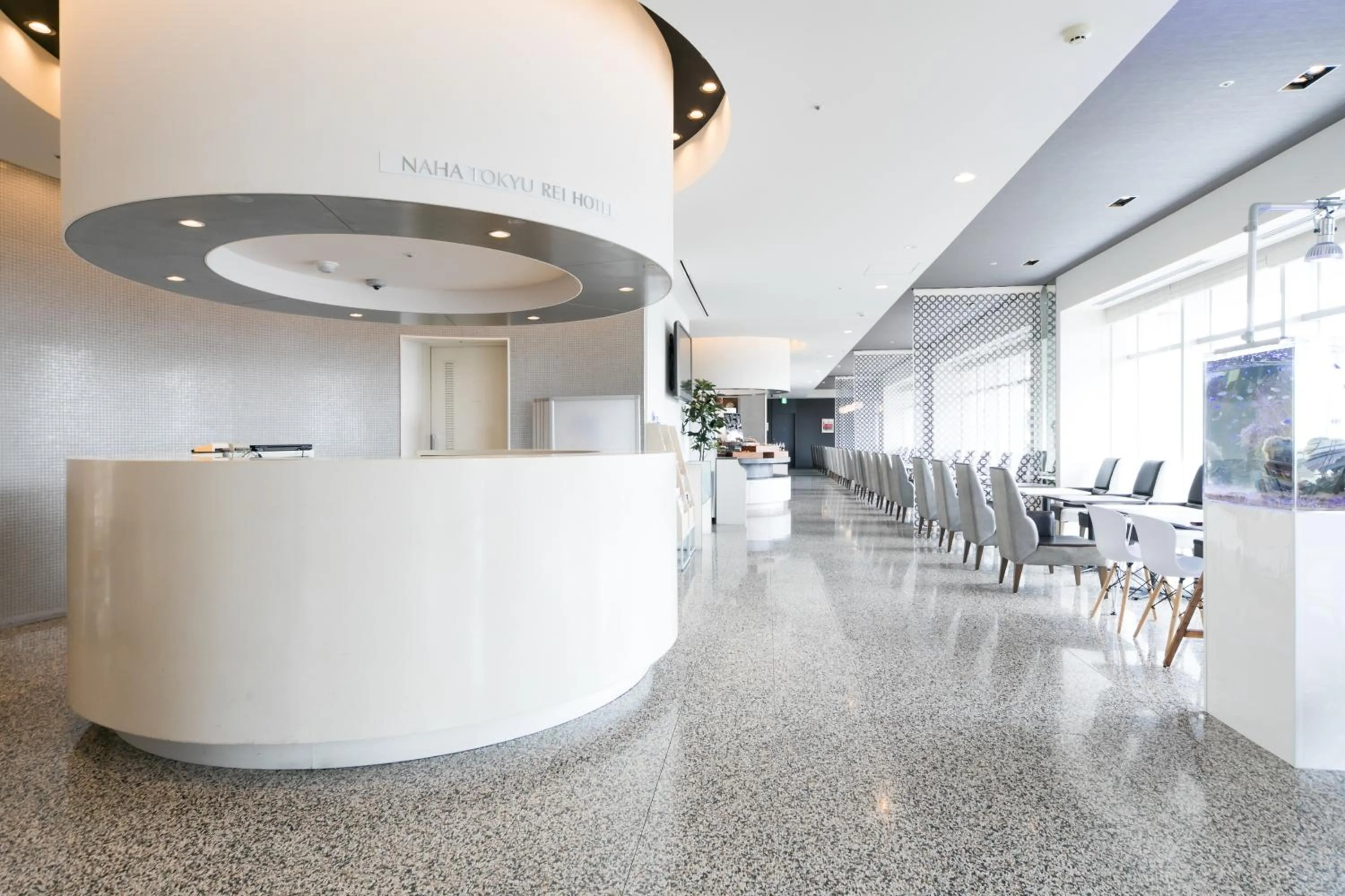 Communal lounge/ TV room in Naha Tokyu REI Hotel