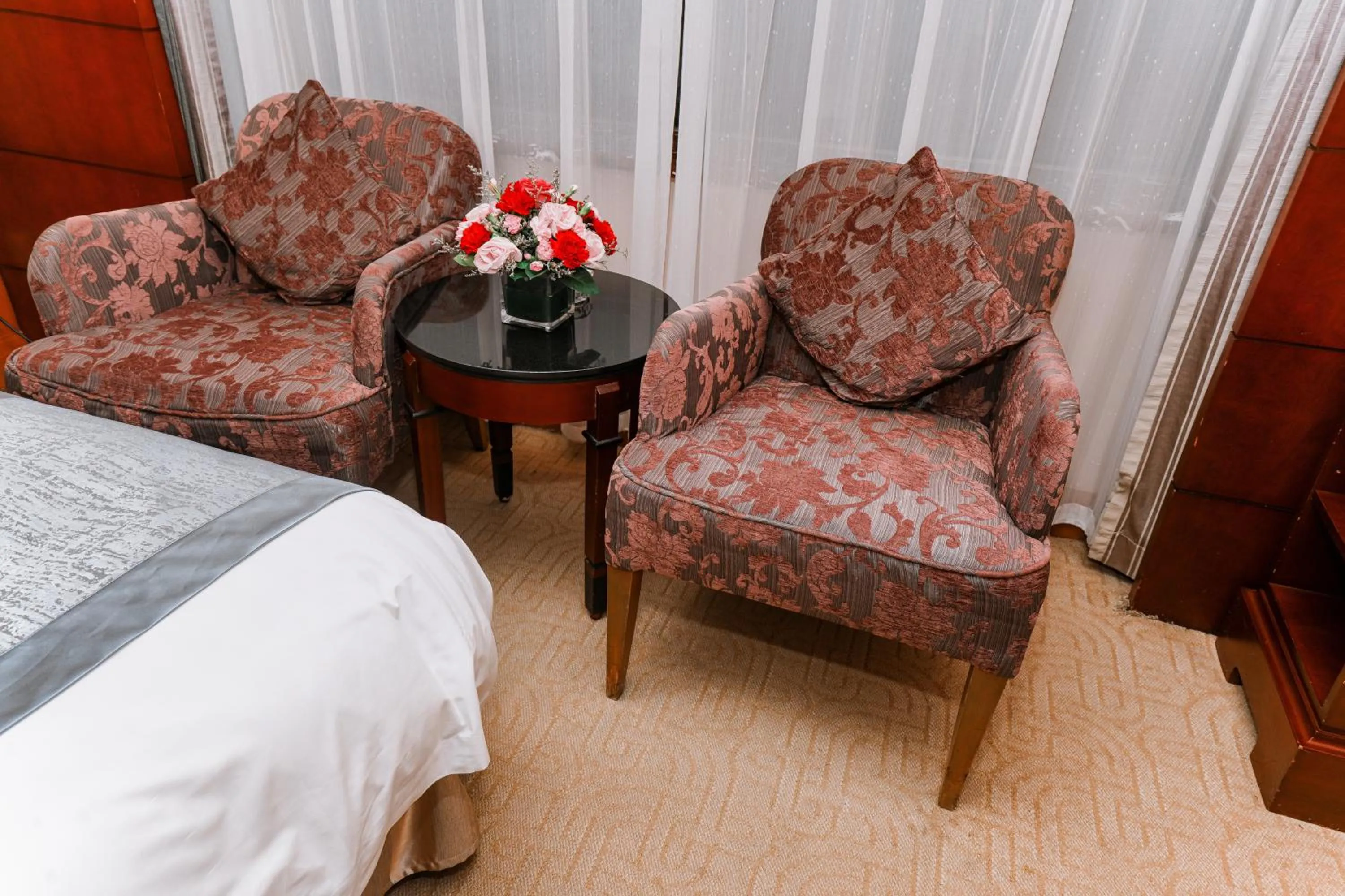 Bed in Ruishi Hotel Dalian