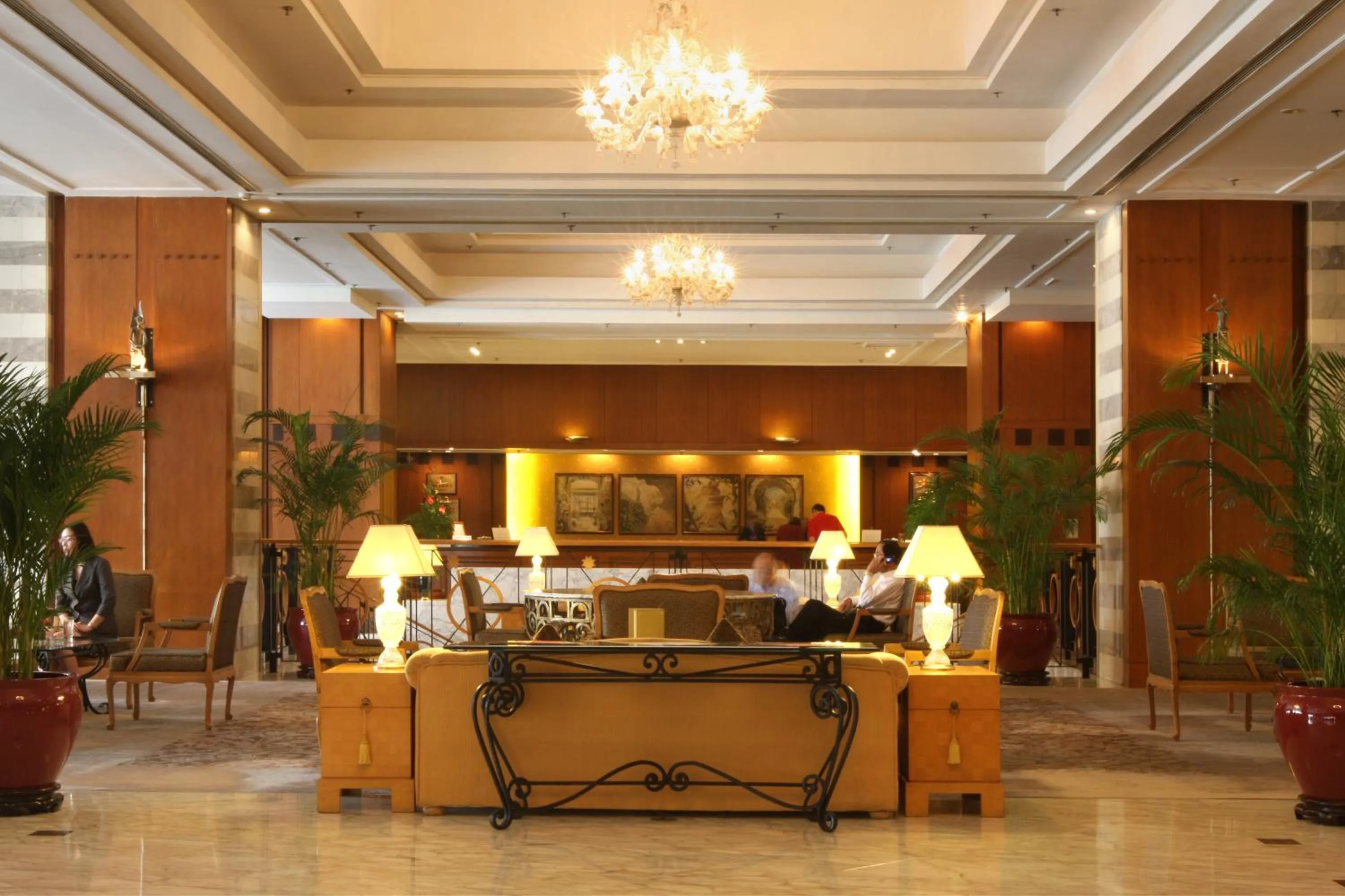 Lobby or reception in Ruishi Hotel Dalian