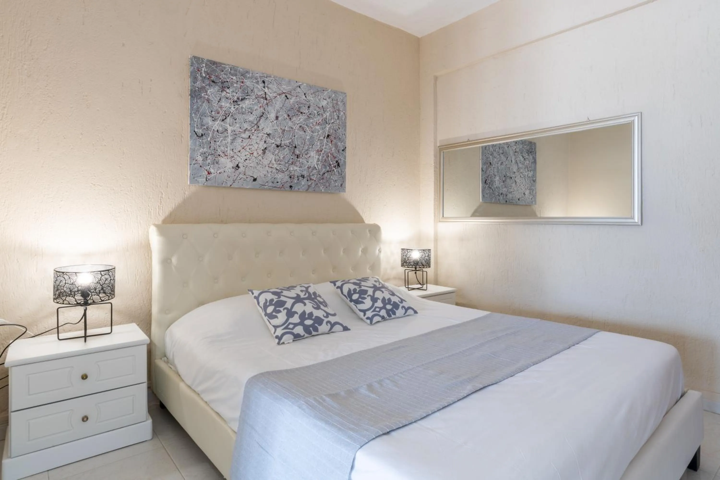 Bedroom, Bed in Residence Poseidon