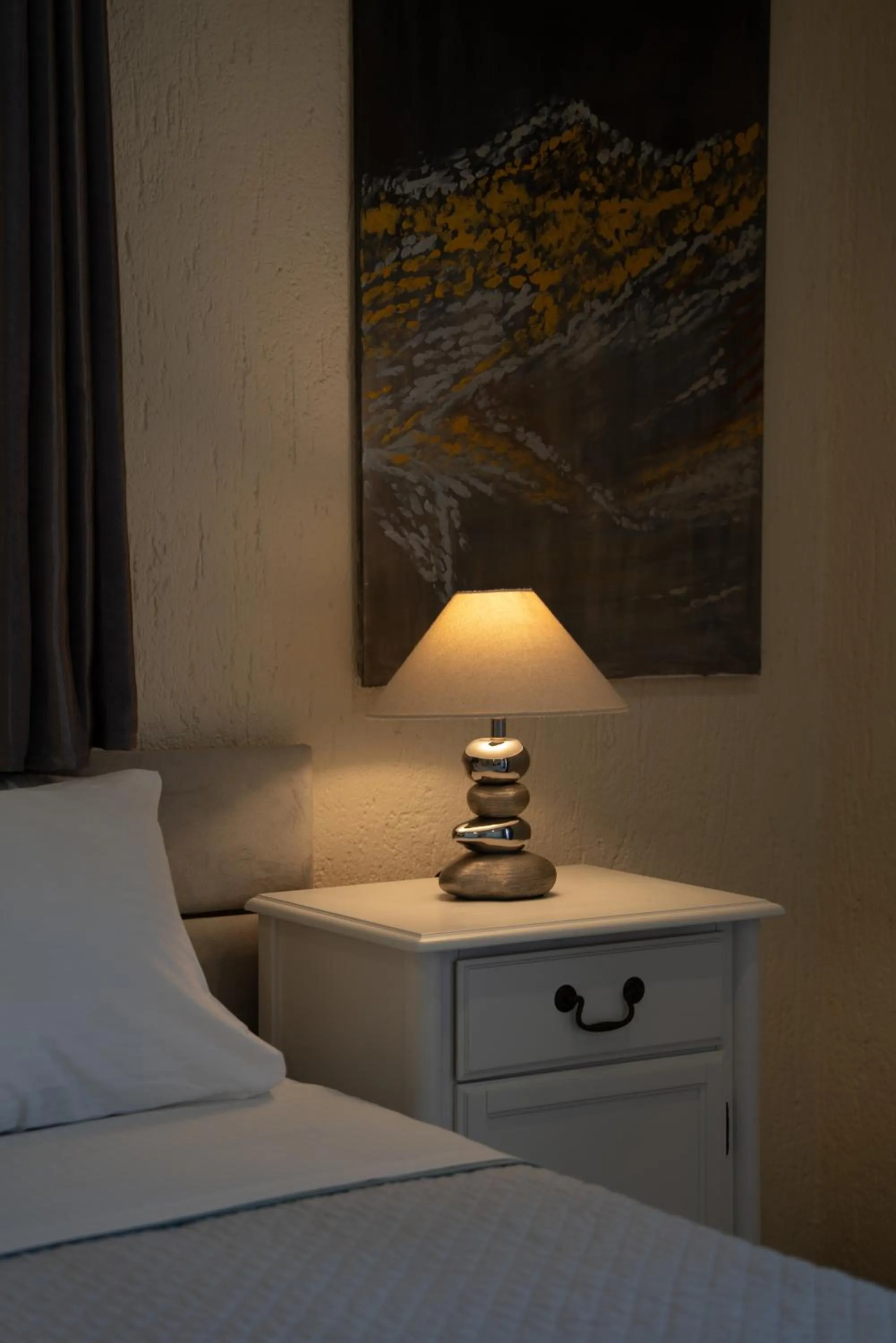 Bedroom, Bed in Residence Poseidon