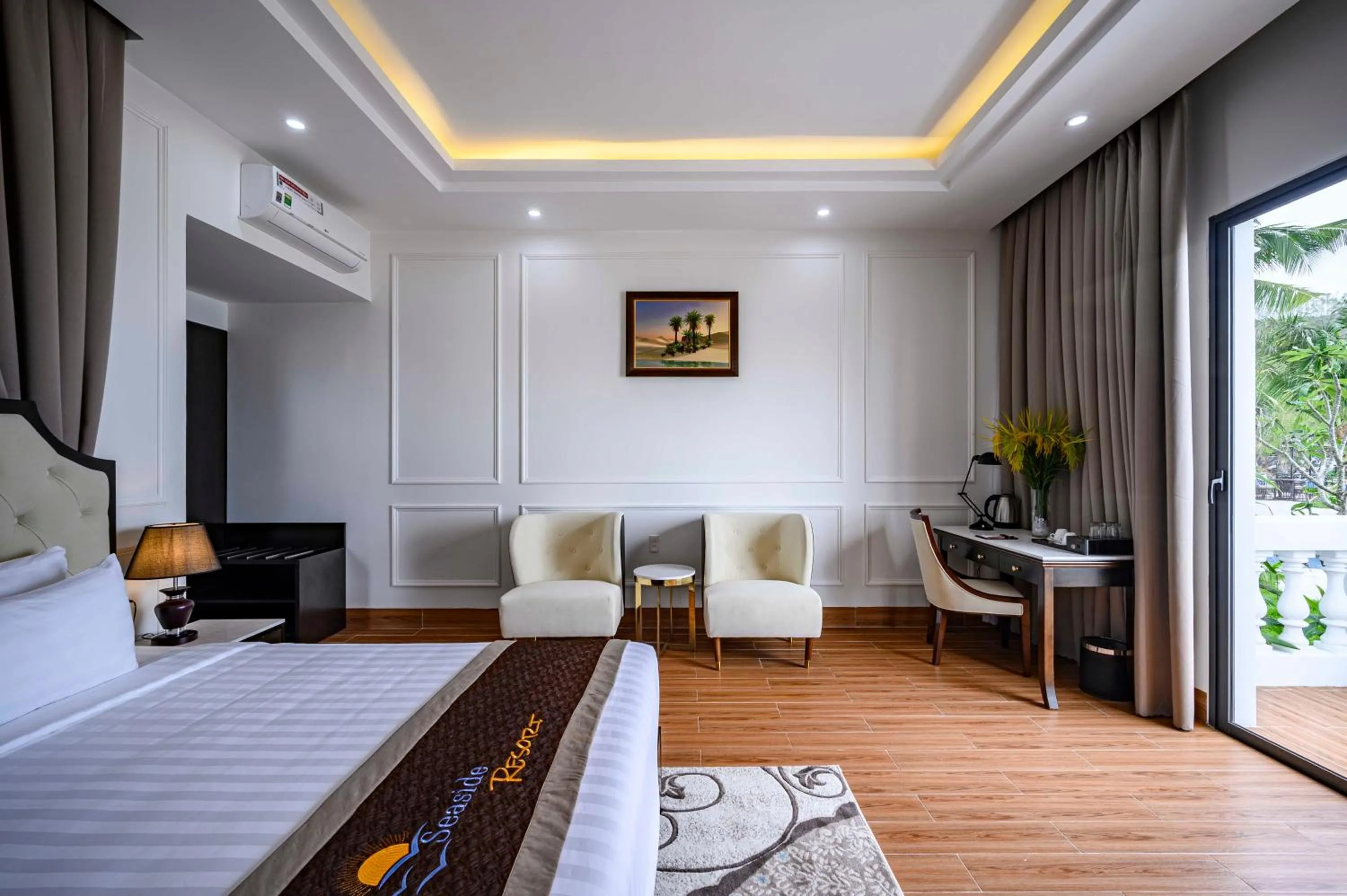 Living room, Bed in Seaside Boutique Resort Quy Nhon