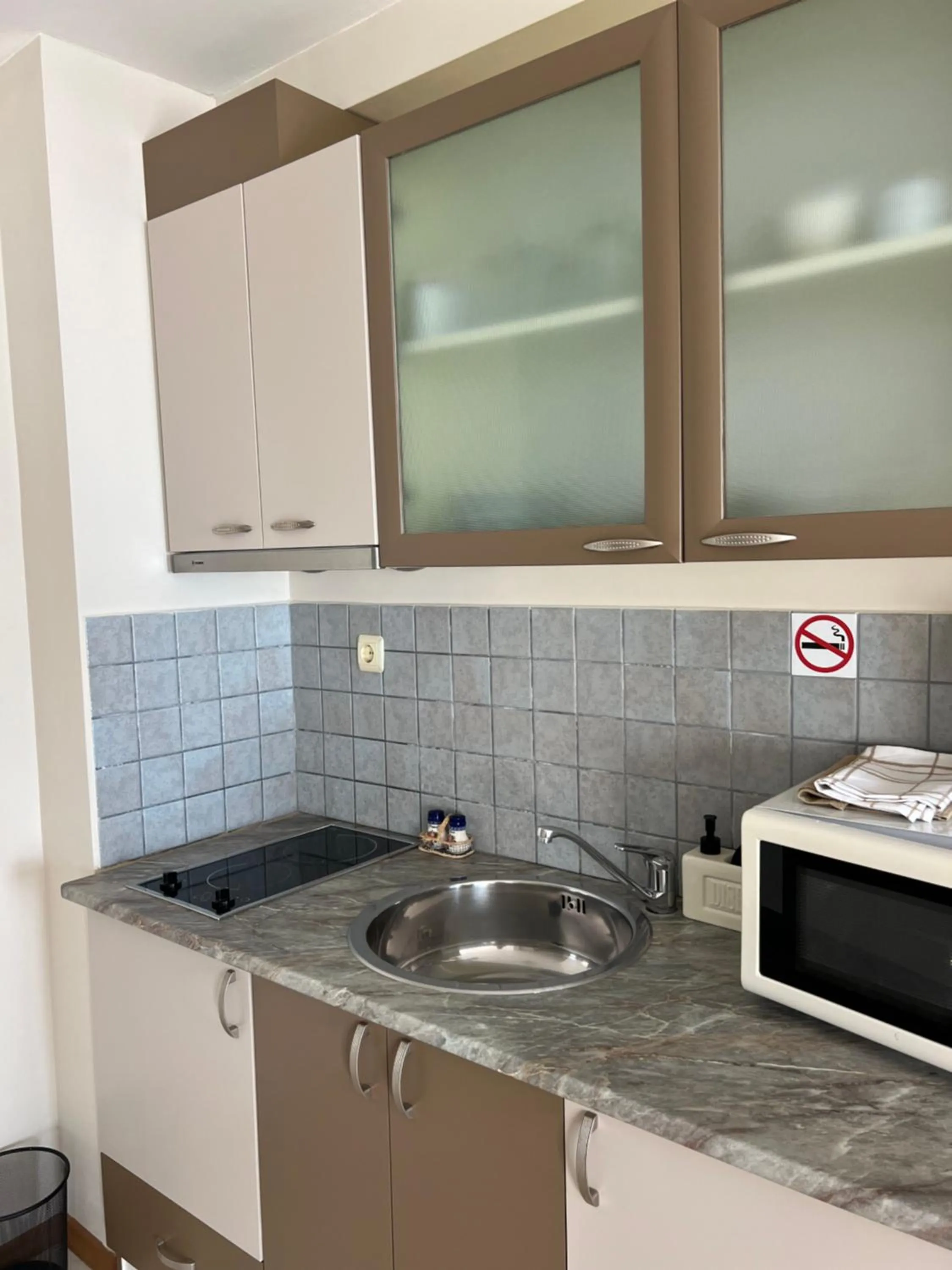 Kitchen or kitchenette in Family Hotel Milev