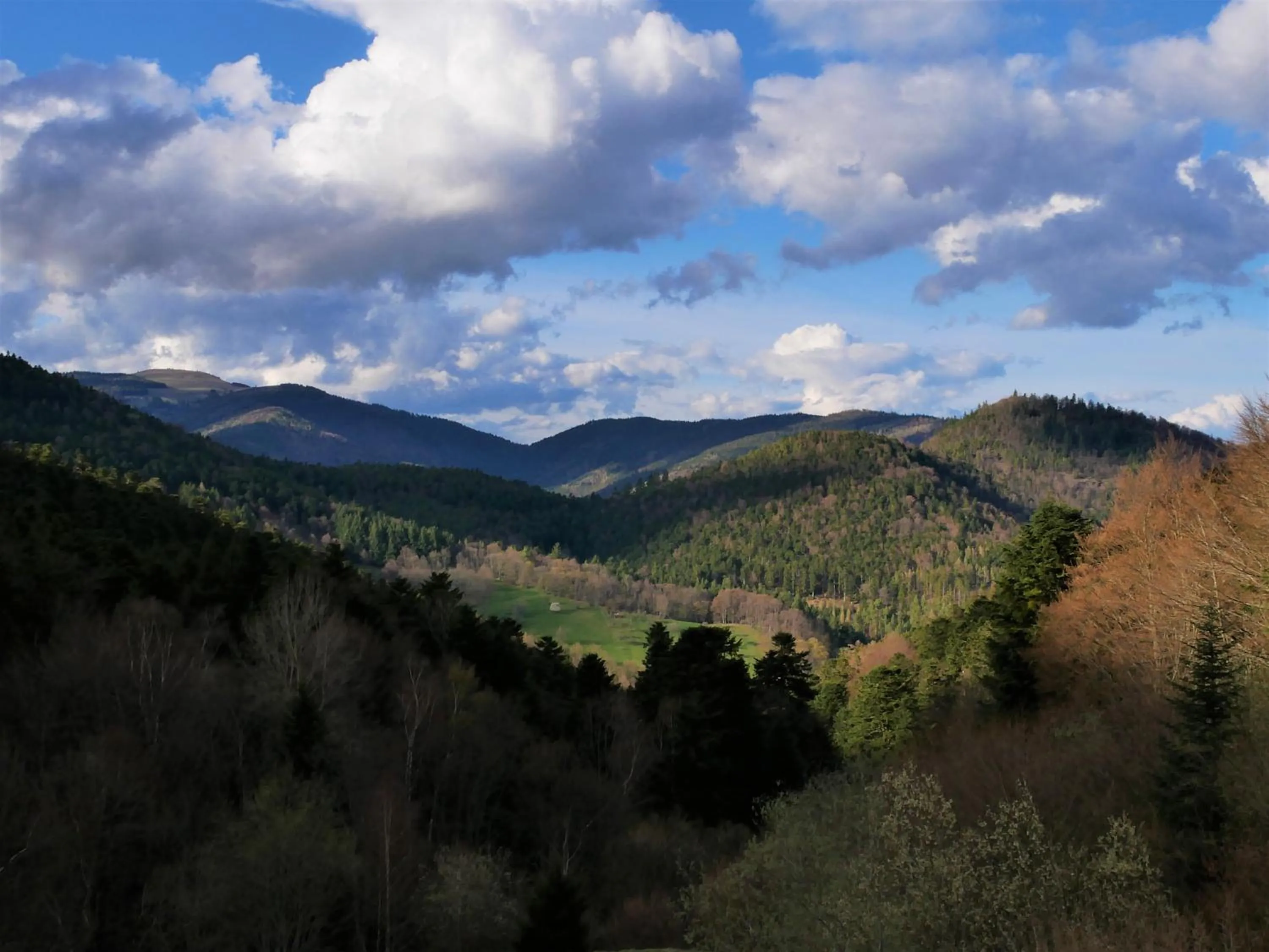 Mountain view in Hotel-Spa & Restaurant Logis Domaine Langmatt