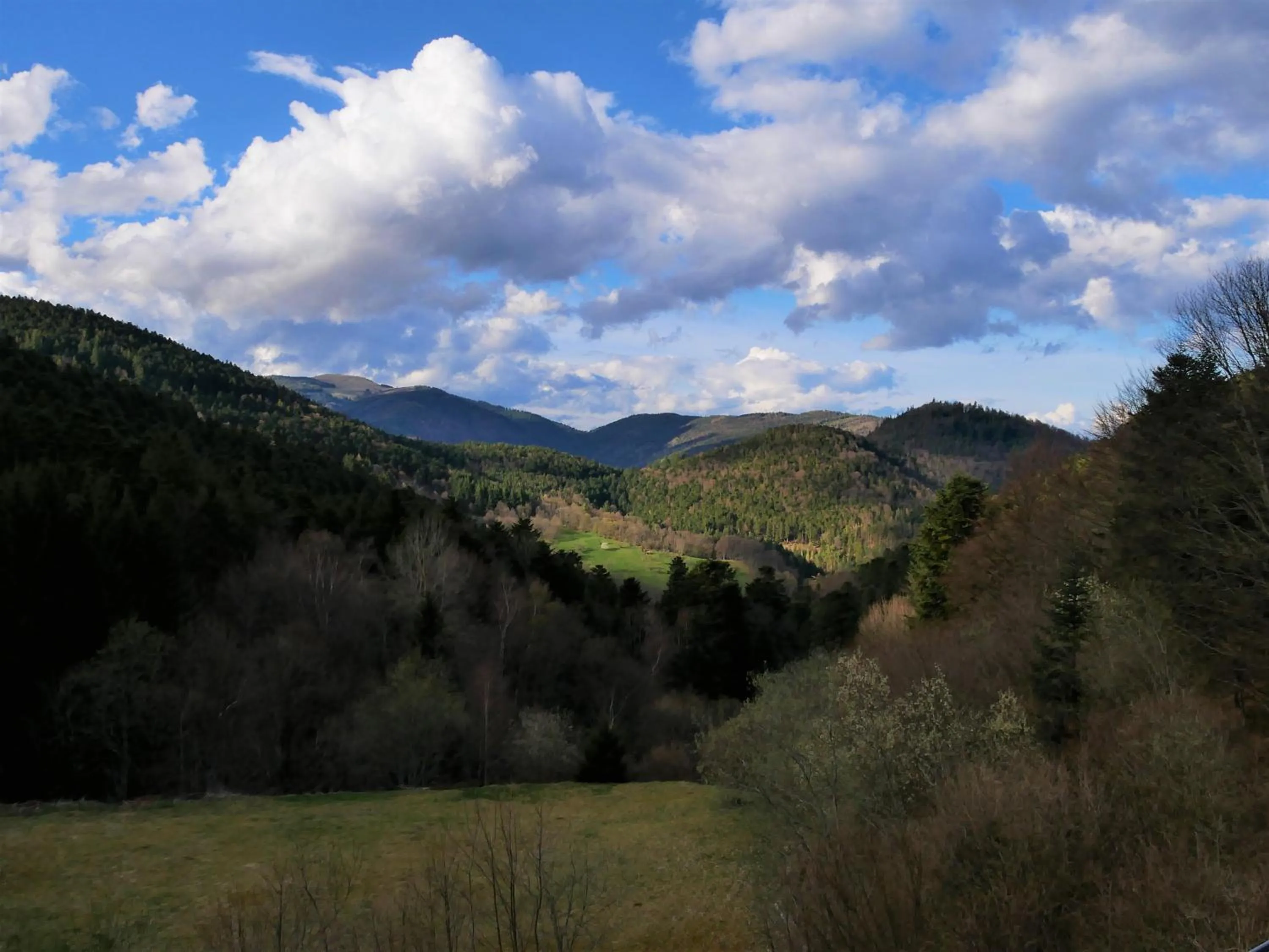 Mountain view in Hotel-Spa & Restaurant Logis Domaine Langmatt