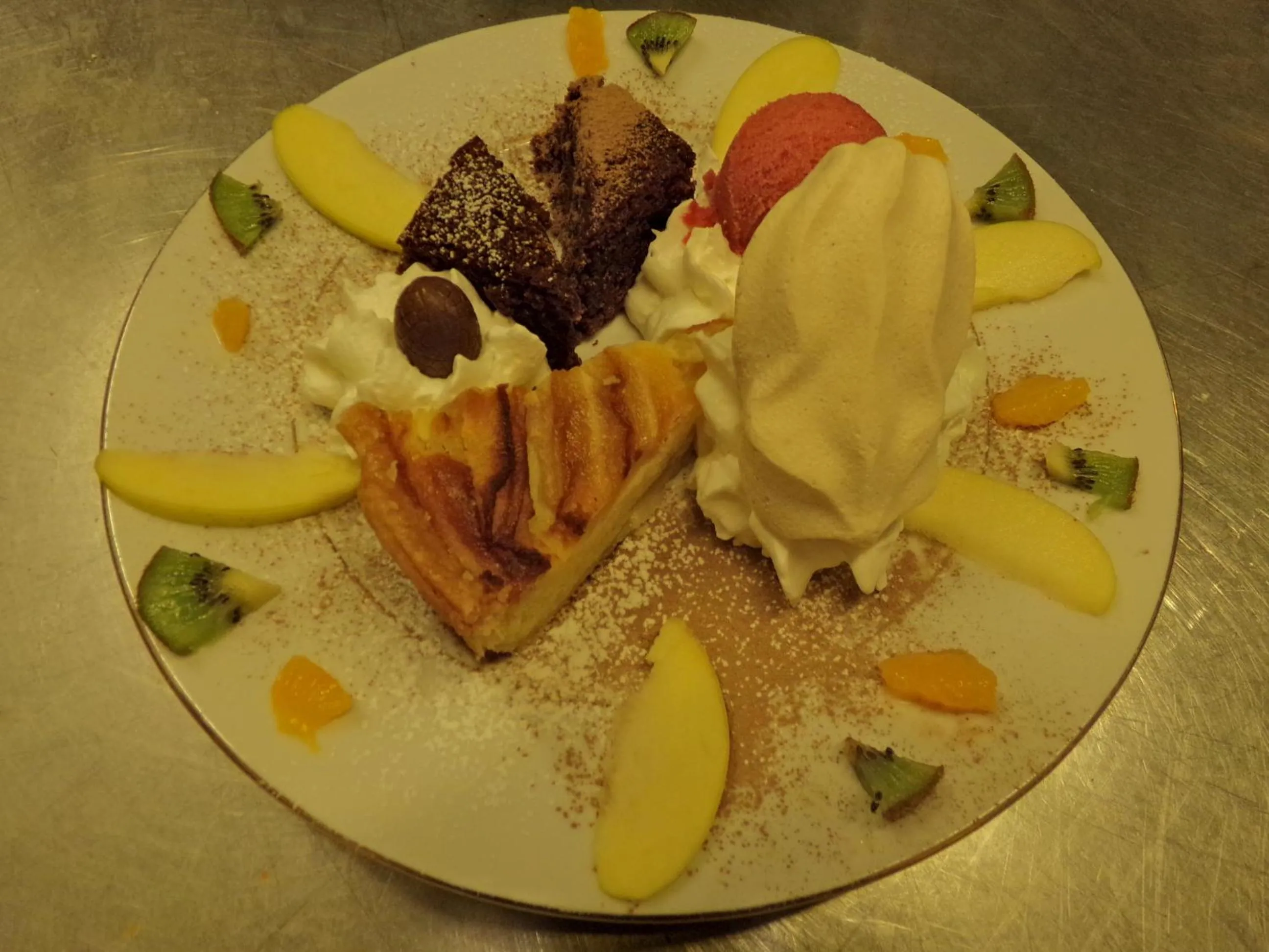 Food close-up in Hotel-Spa & Restaurant Logis Domaine Langmatt