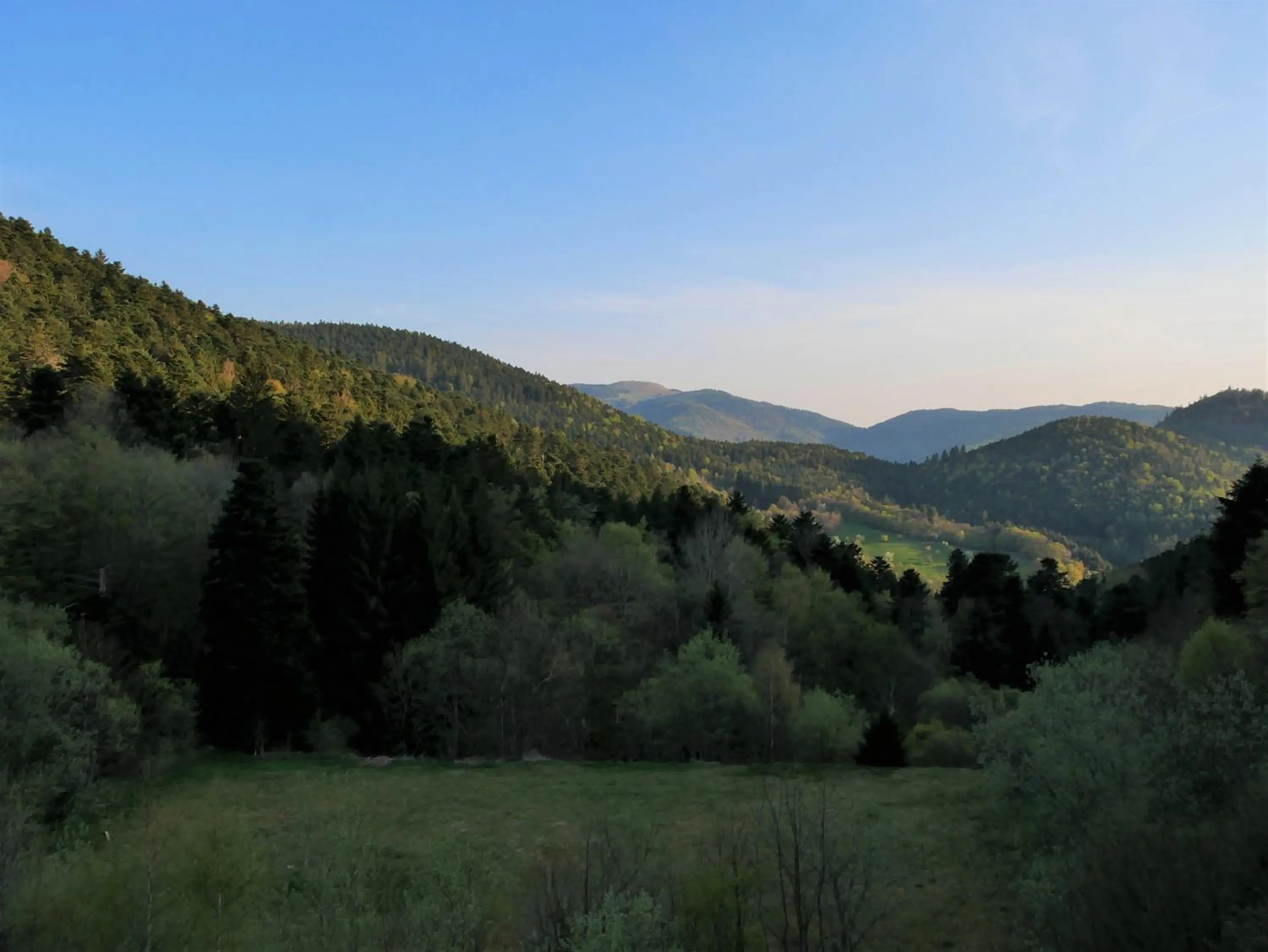 Mountain view in Hotel-Spa & Restaurant Logis Domaine Langmatt