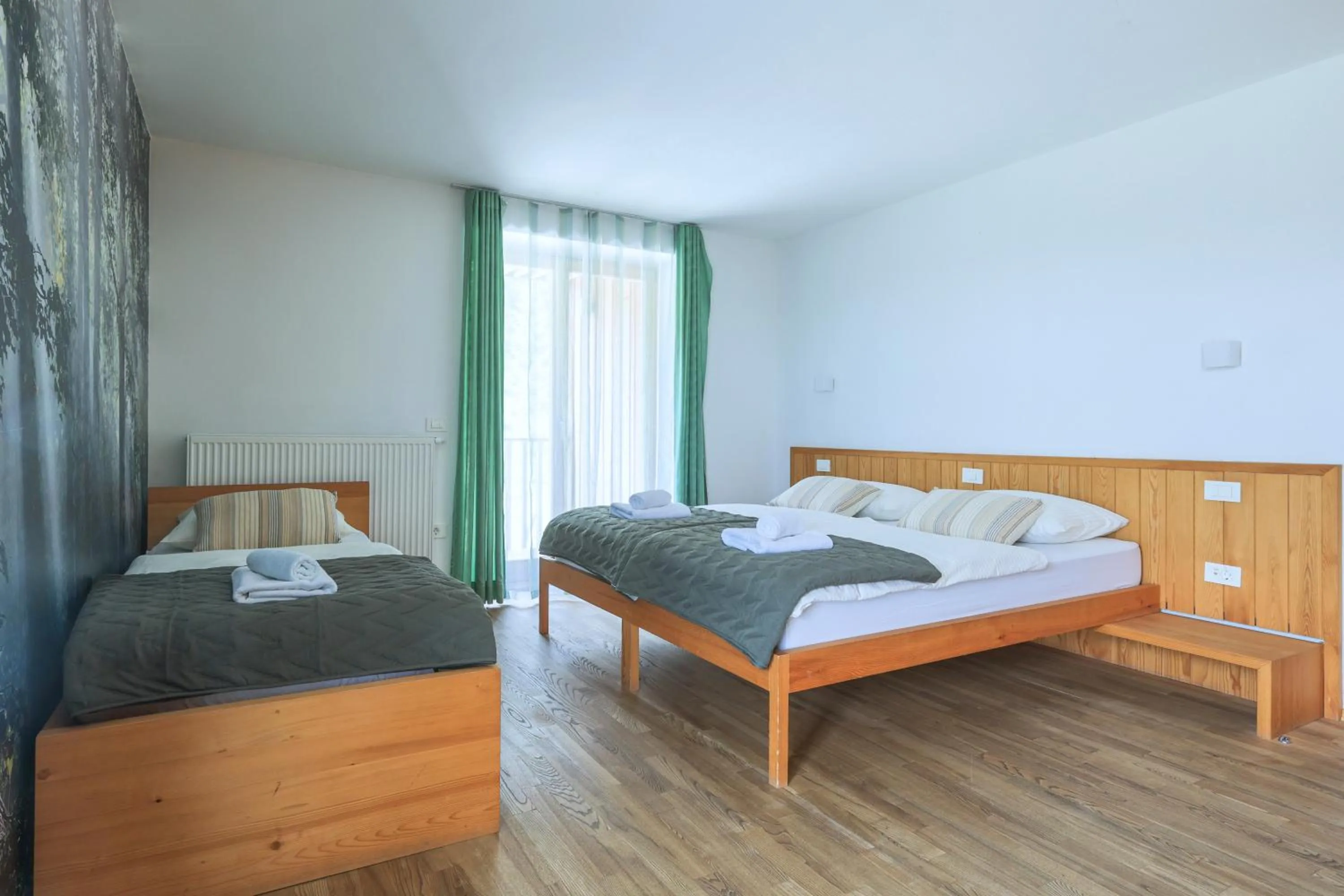 Bed in Hotel Jelka Pokljuka