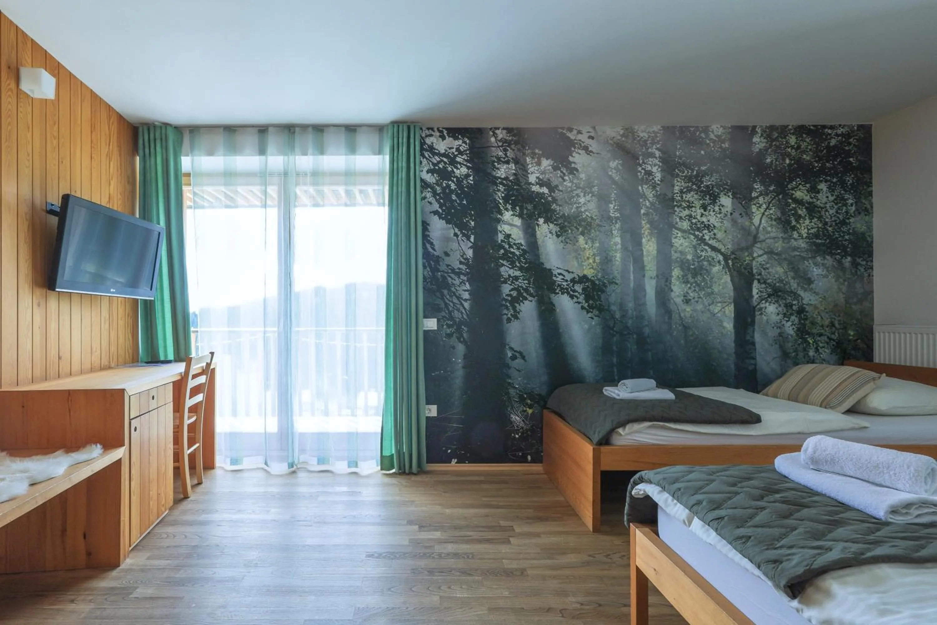 Bed in Hotel Jelka Pokljuka