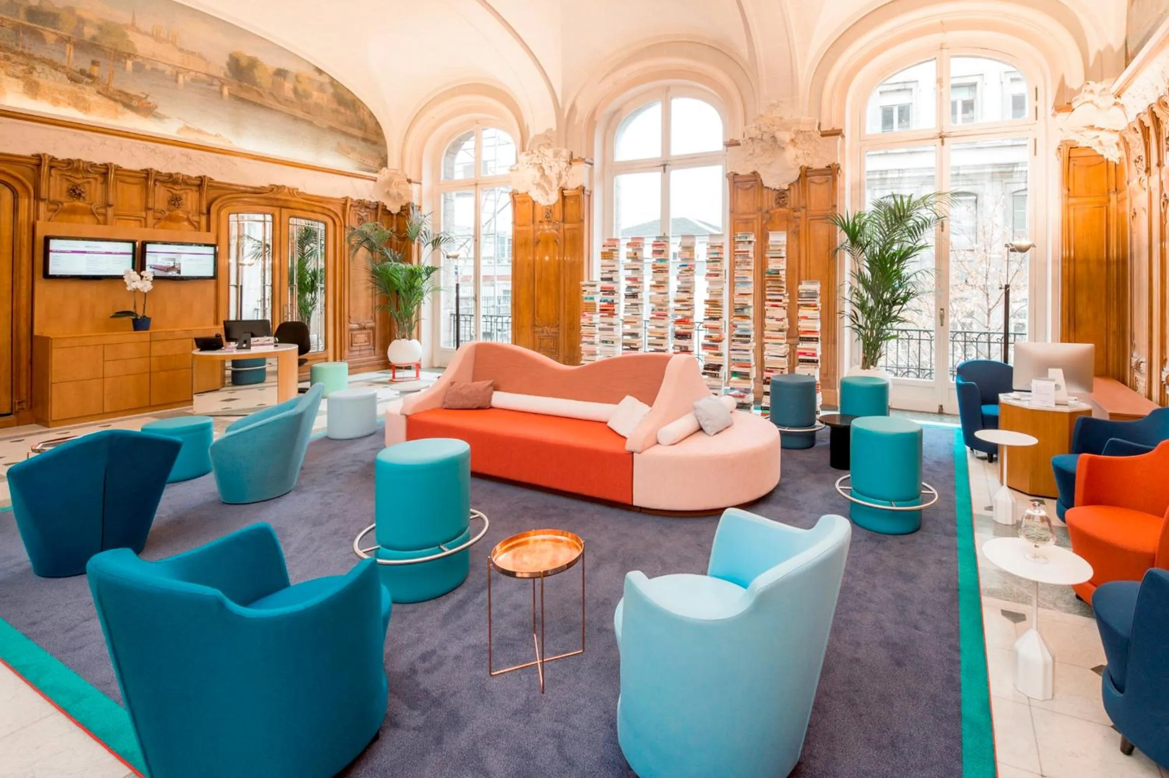 Library in Mercure Lyon Centre Château Perrache