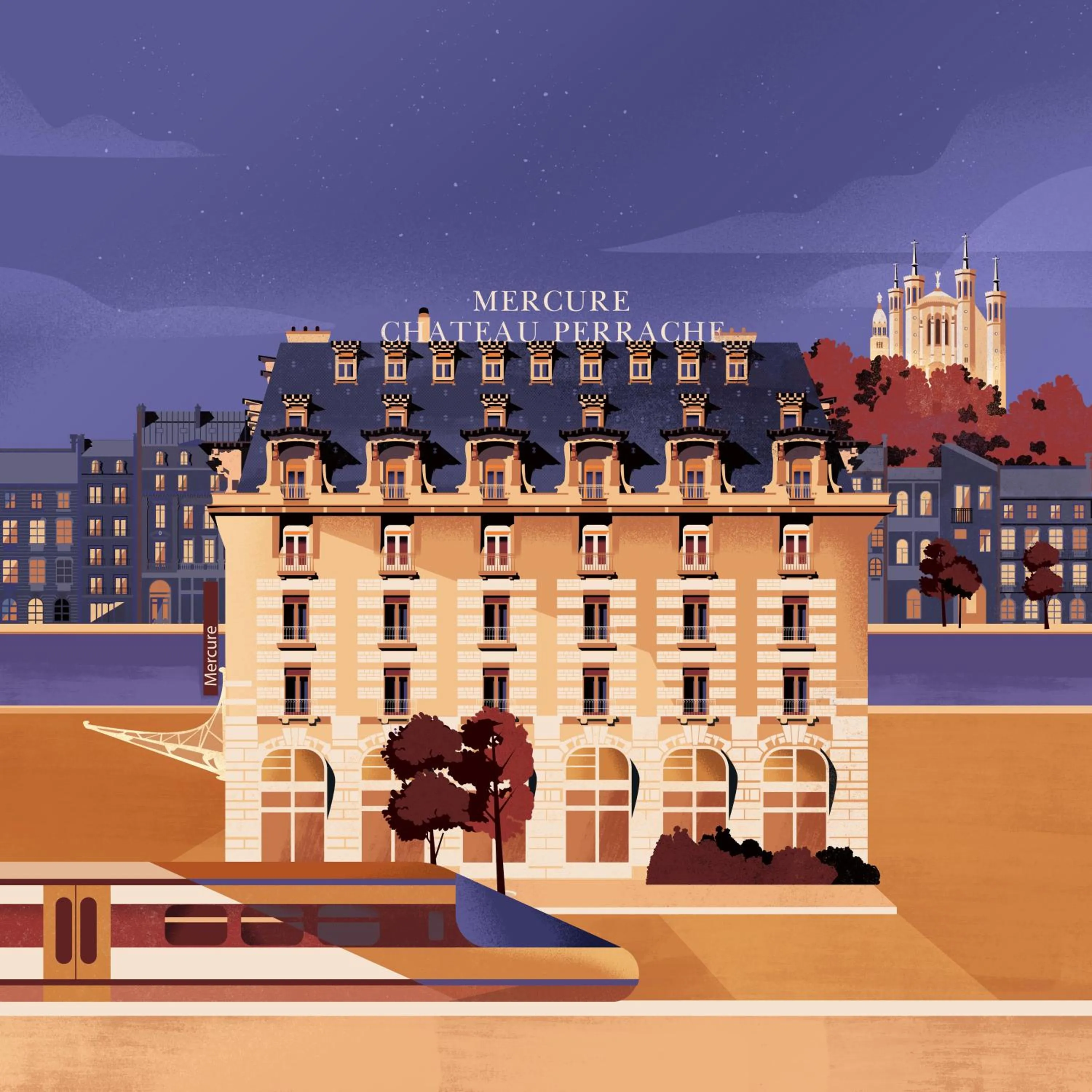 Property building in Mercure Lyon Centre Château Perrache