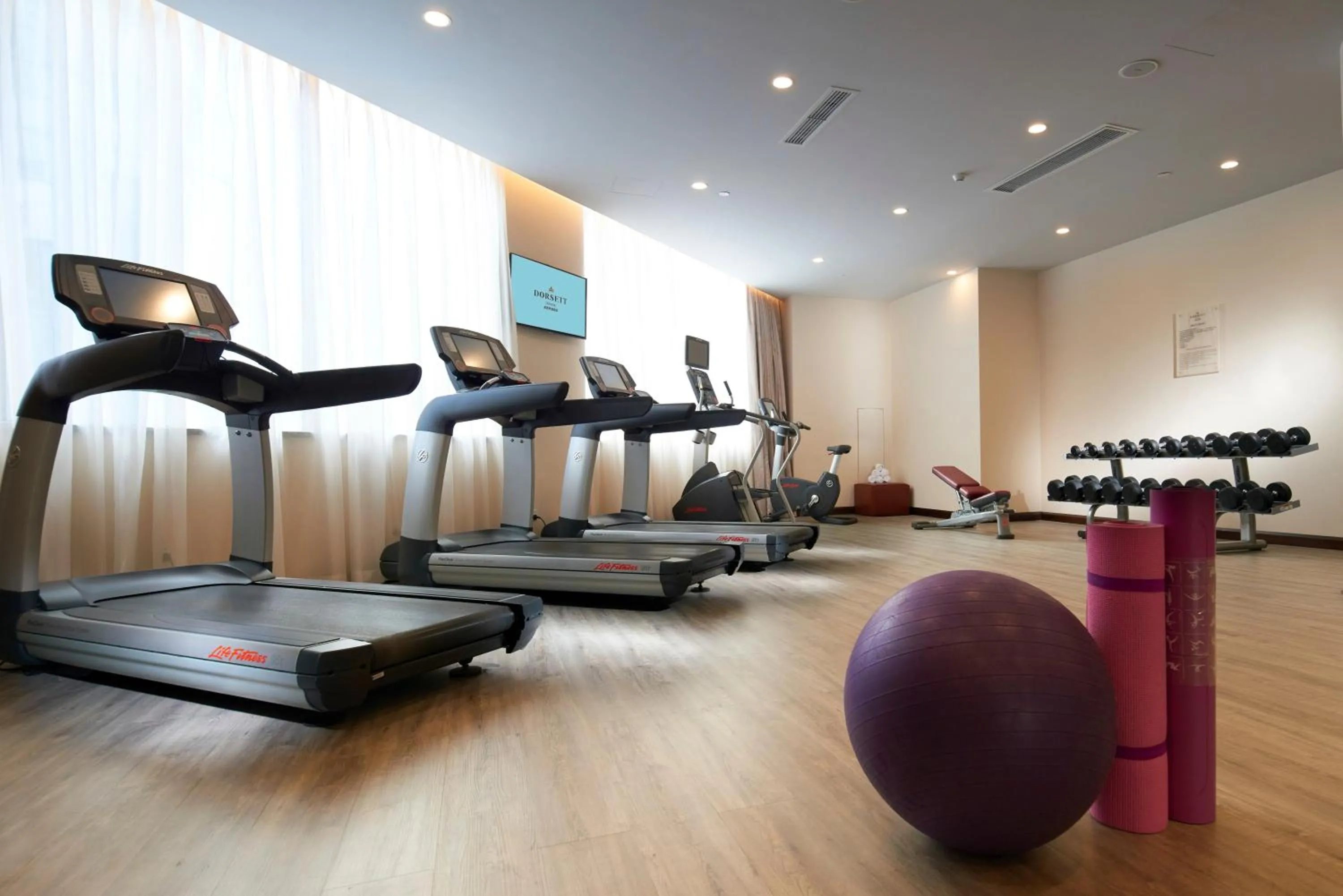 Fitness centre/facilities in Dorsett Chengdu