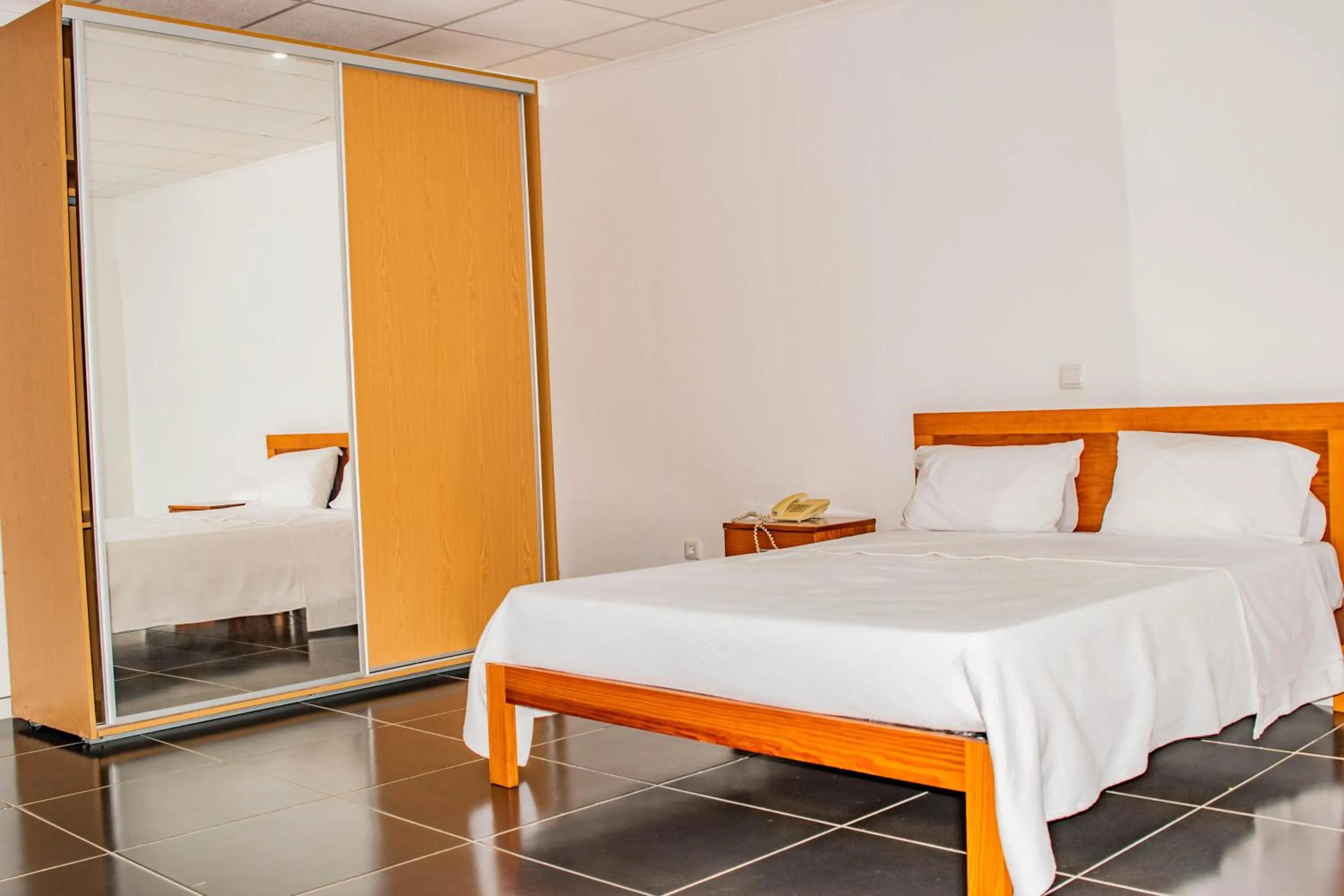 Bed in Hotel Vitoria