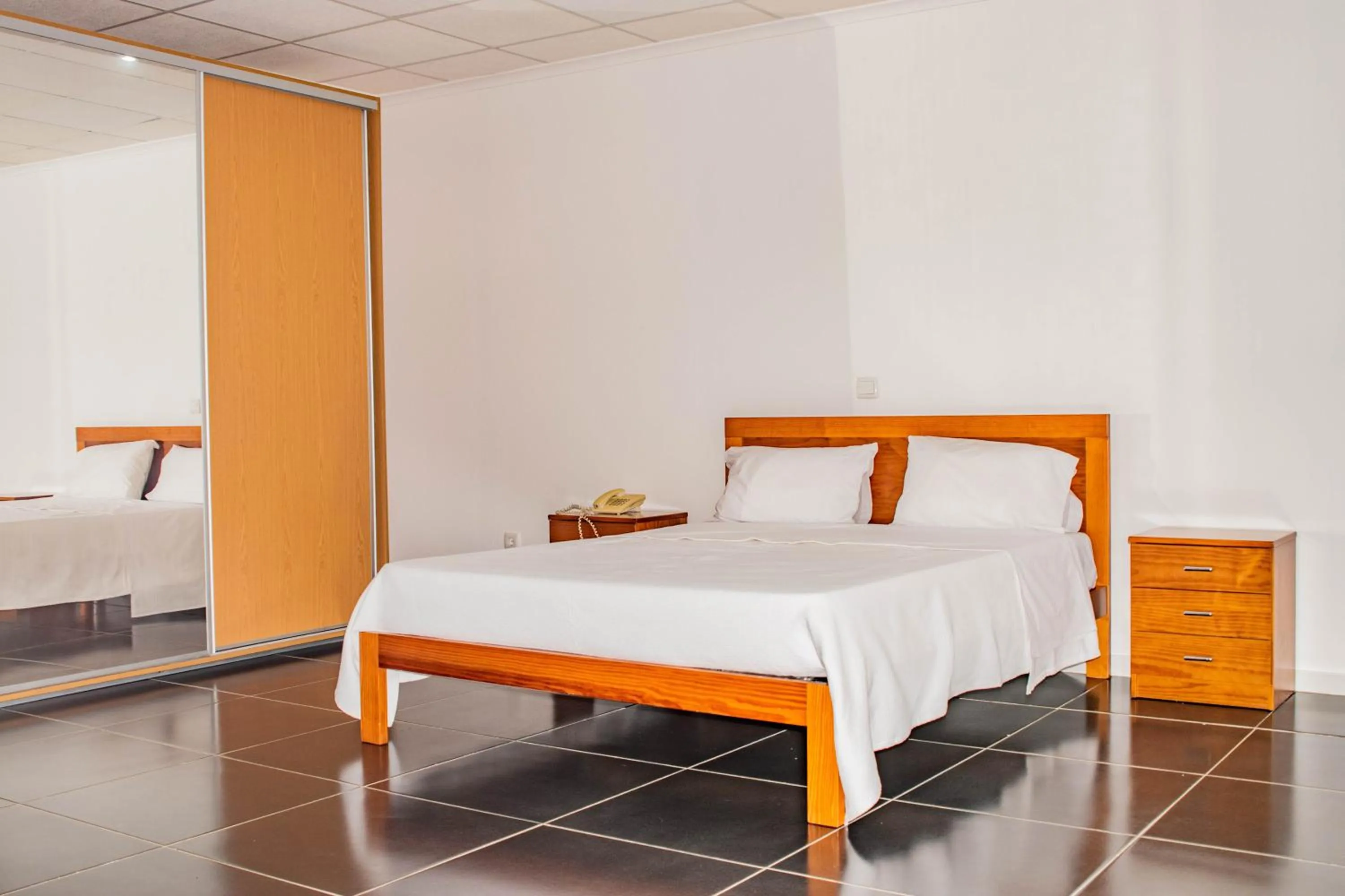 Bed in Hotel Vitoria