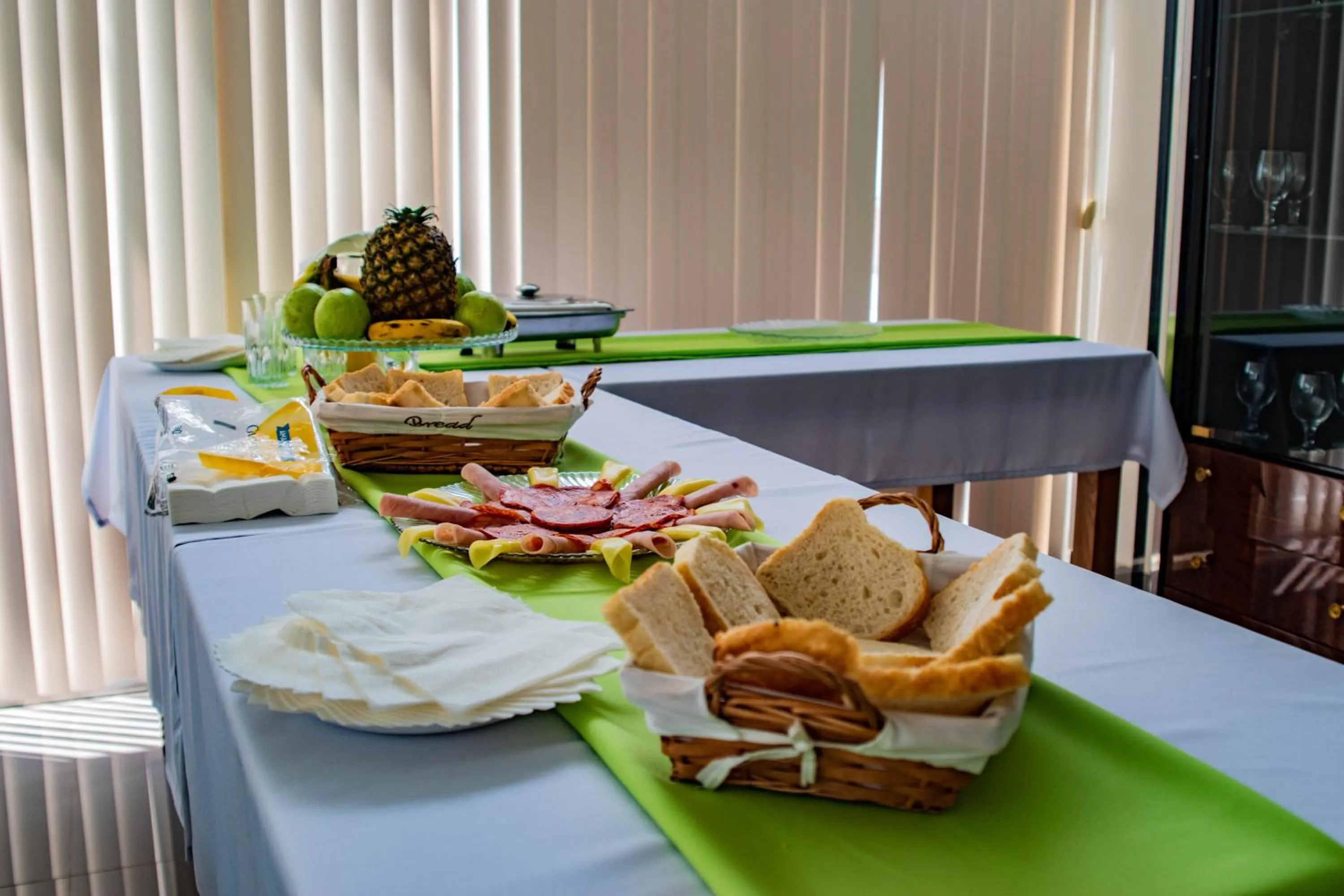 Continental breakfast in Hotel Vitoria