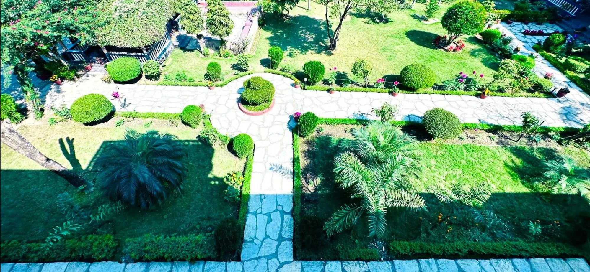 Bird's eye view in Chitwan Village Resort